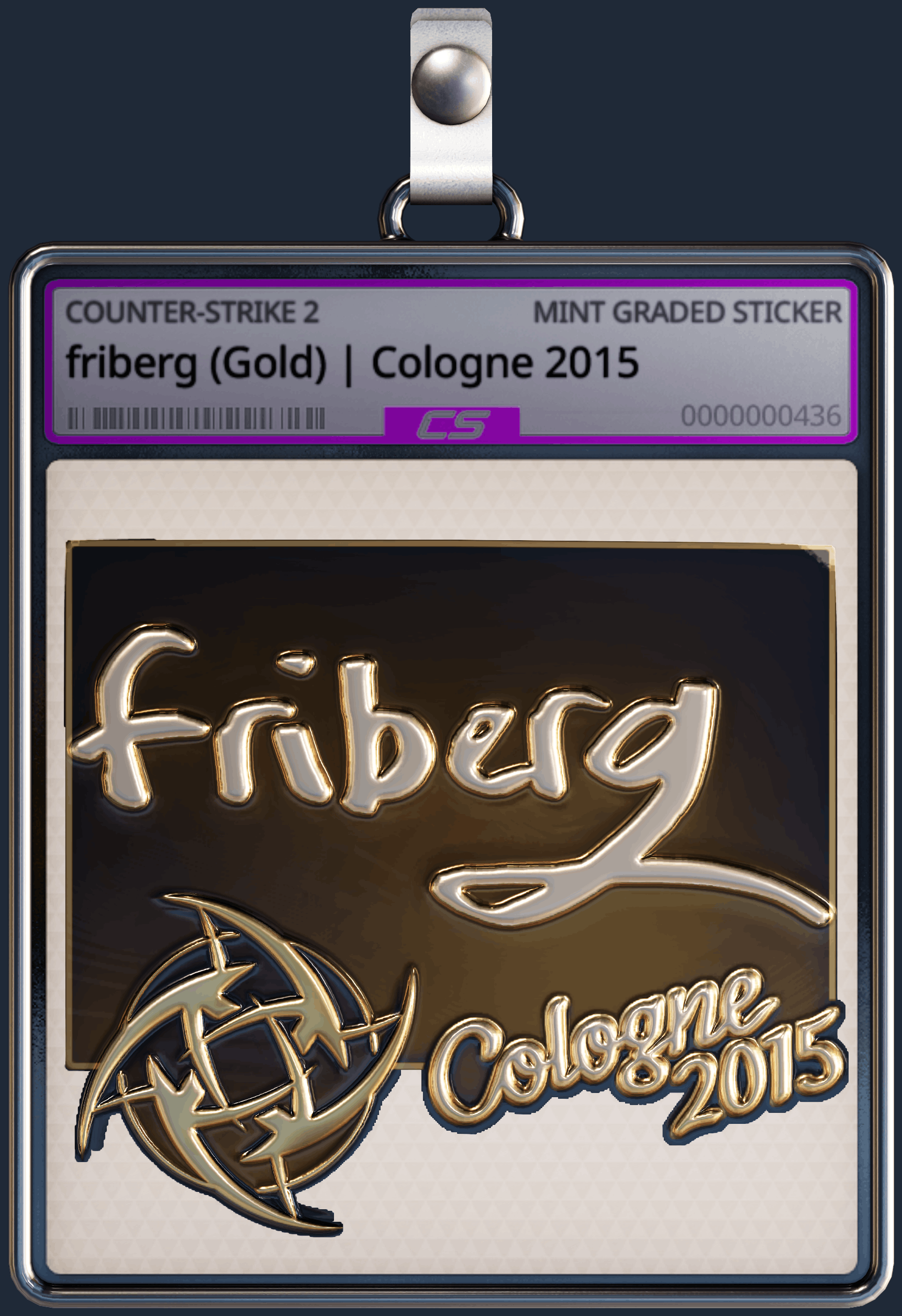 Sticker | friberg (Gold) | Cologne 2015 Image