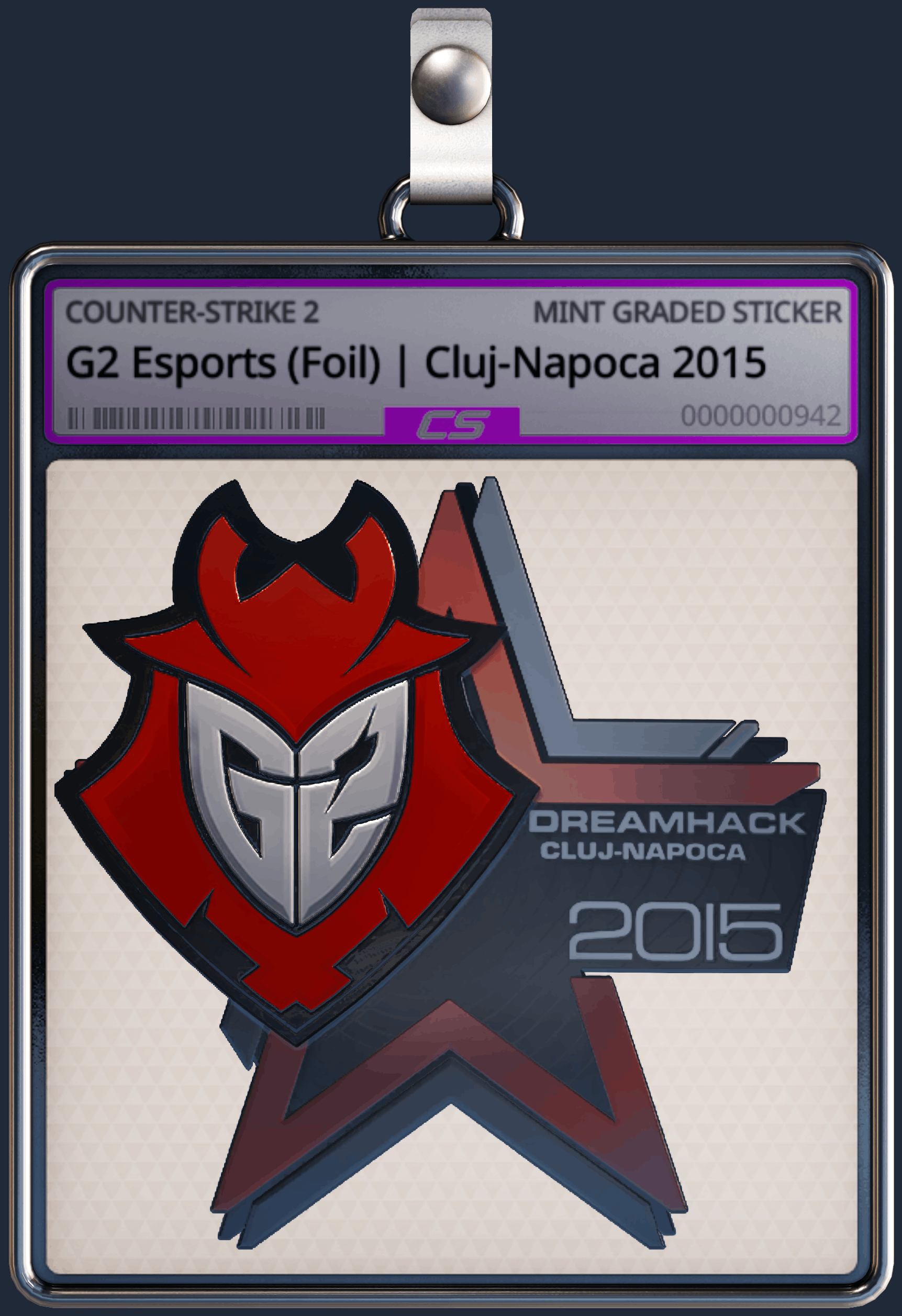 Sticker | G2 Esports (Foil) | Cluj-Napoca 2015 Image