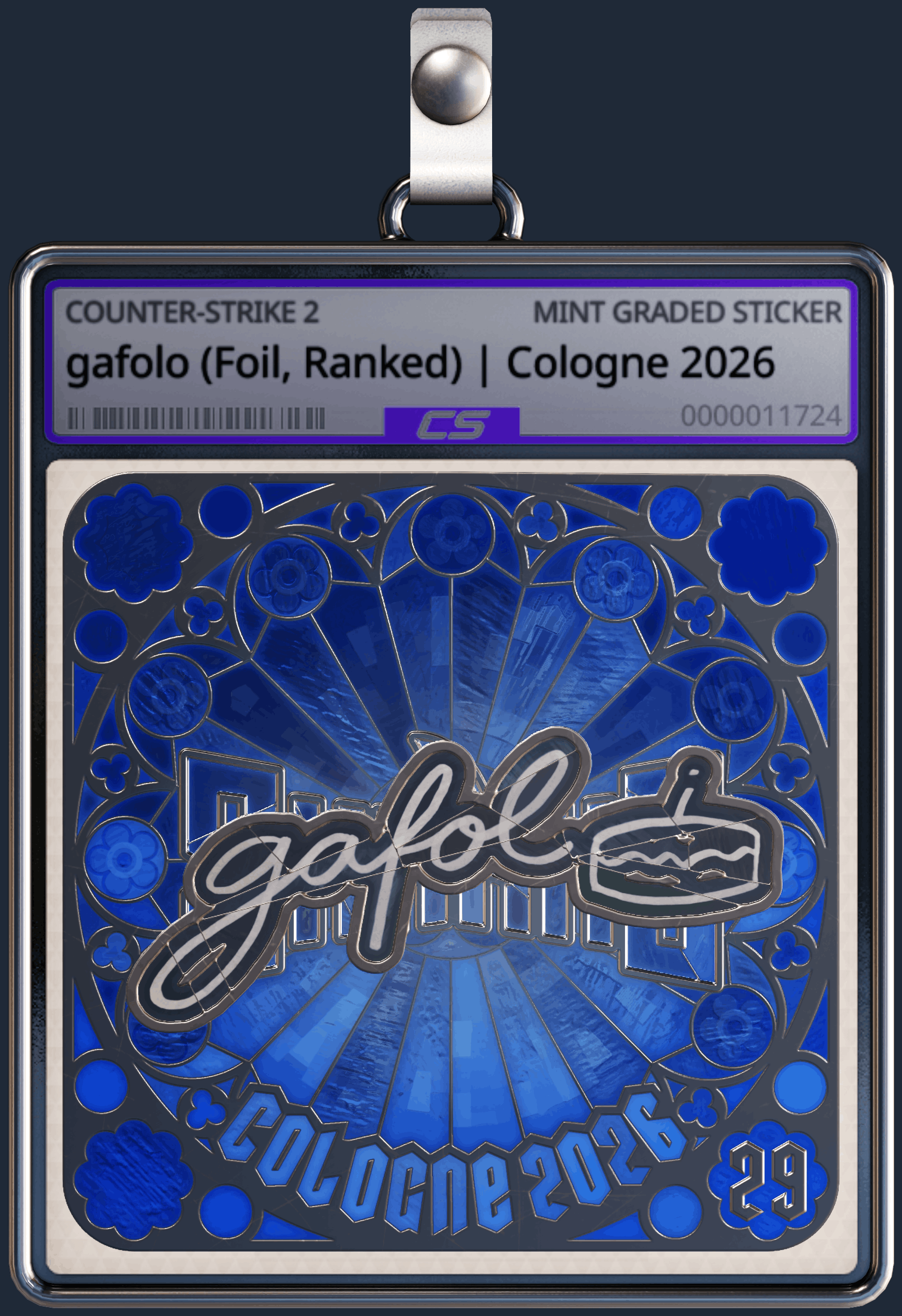 Sticker | gafolo (Foil, Ranked) | Cologne 2026 Image