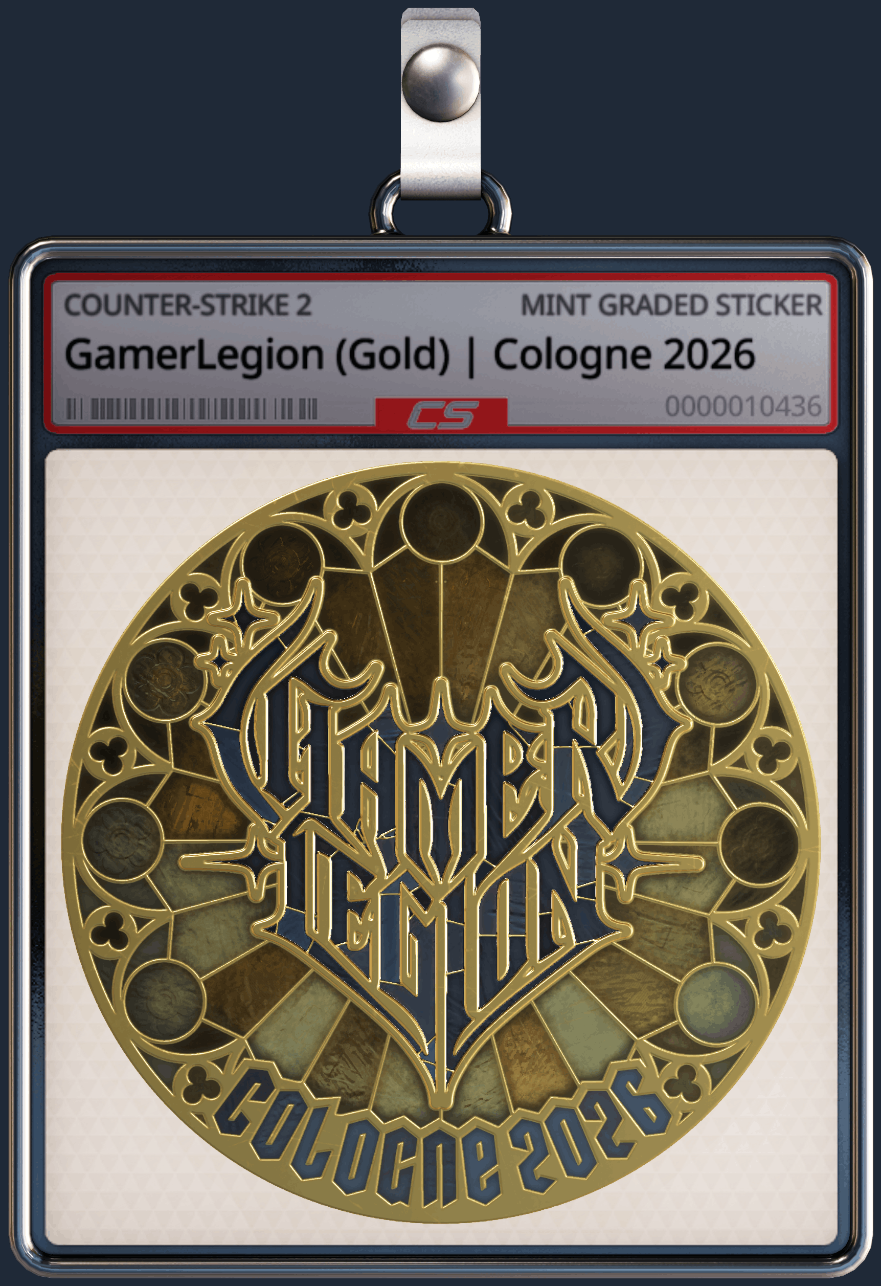 Sticker | GamerLegion (Gold) | Cologne 2026 Image