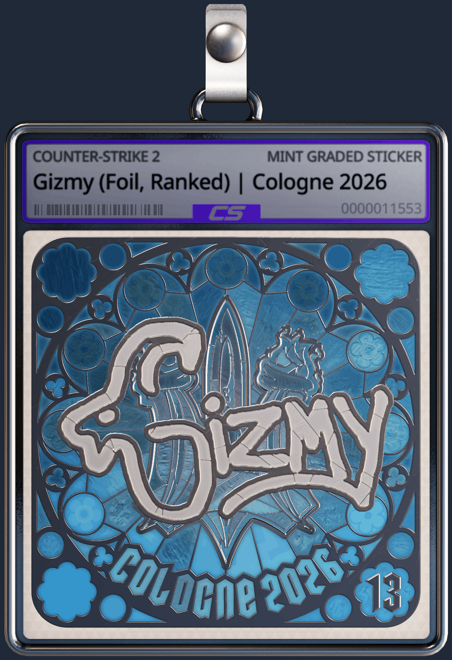 Sticker | Gizmy (Foil, Ranked) | Cologne 2026 Image