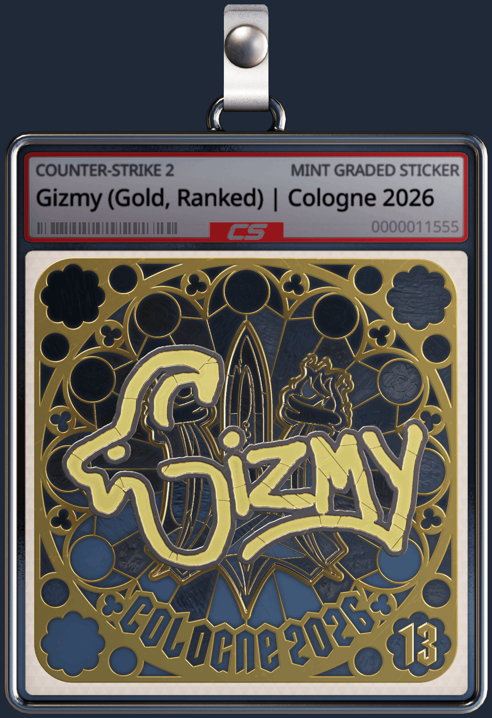 Sticker | Gizmy (Gold, Ranked) | Cologne 2026 Image