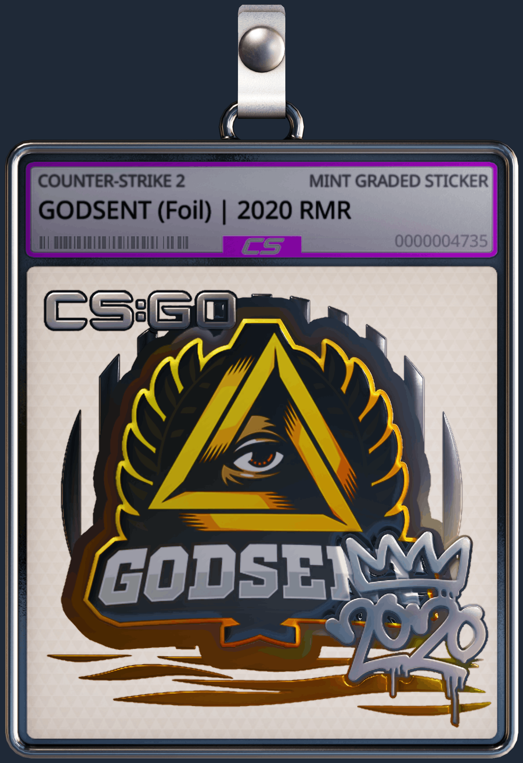 Sticker | GODSENT (Foil) | 2020 RMR Image
