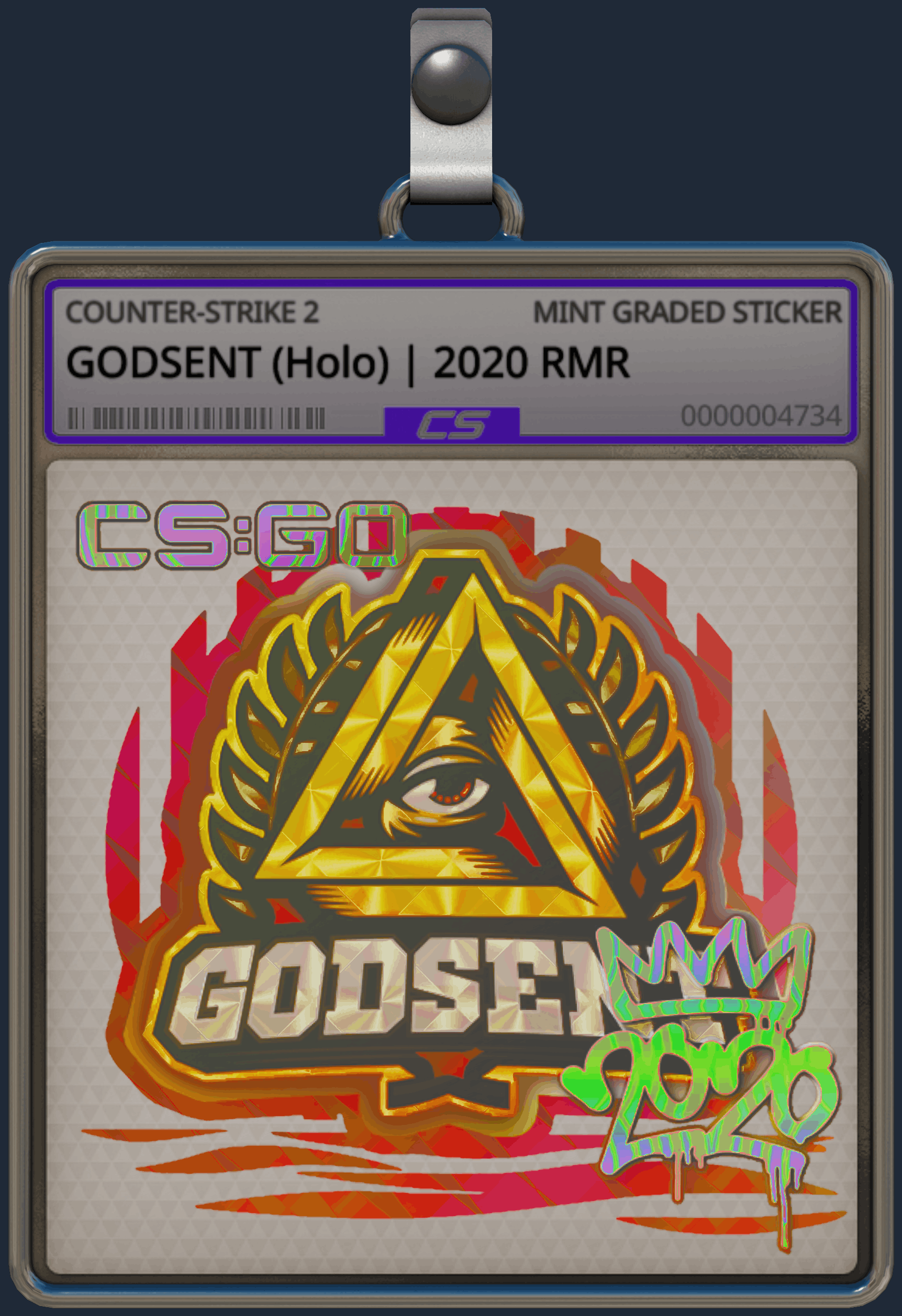 Sticker | GODSENT (Holo) | 2020 RMR Image