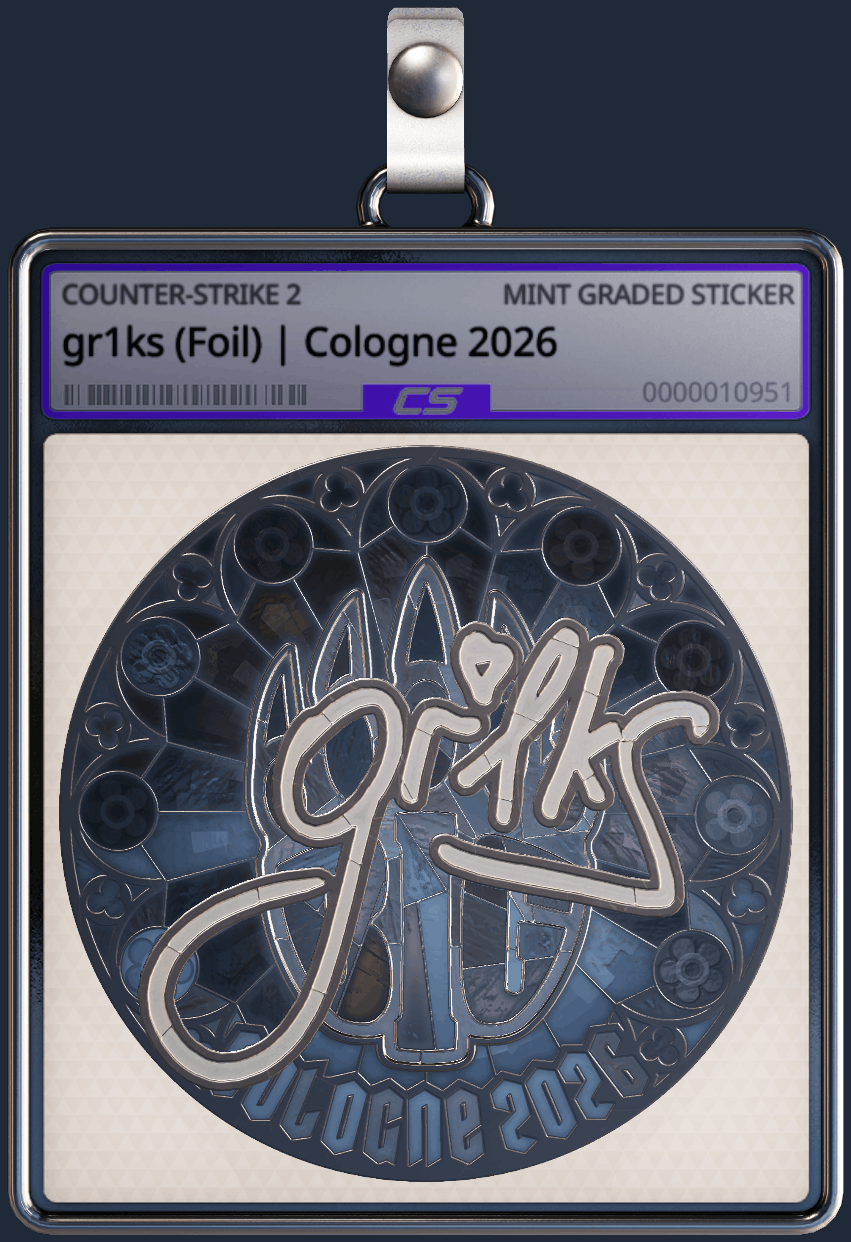 Sticker | gr1ks (Foil) | Cologne 2026 Image