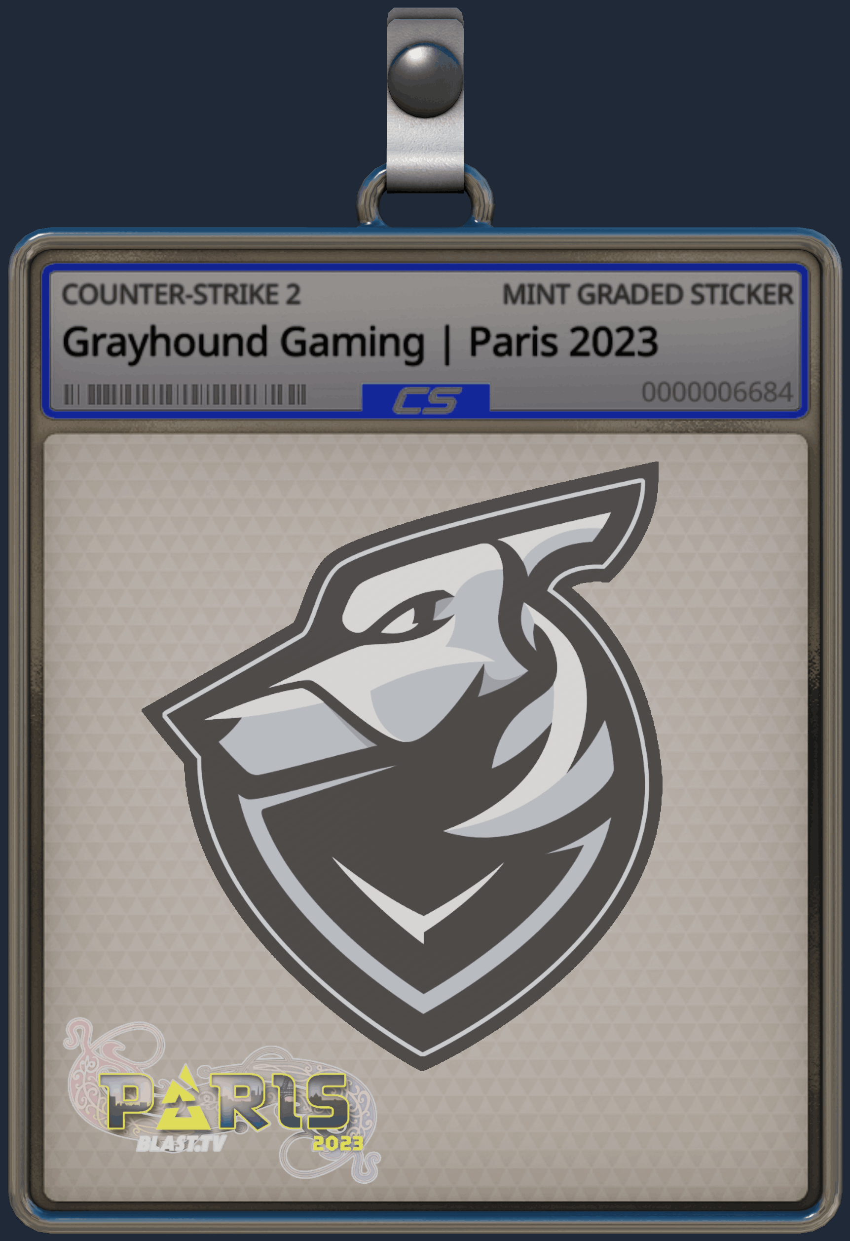 Sticker | Grayhound Gaming | Paris 2023 Image