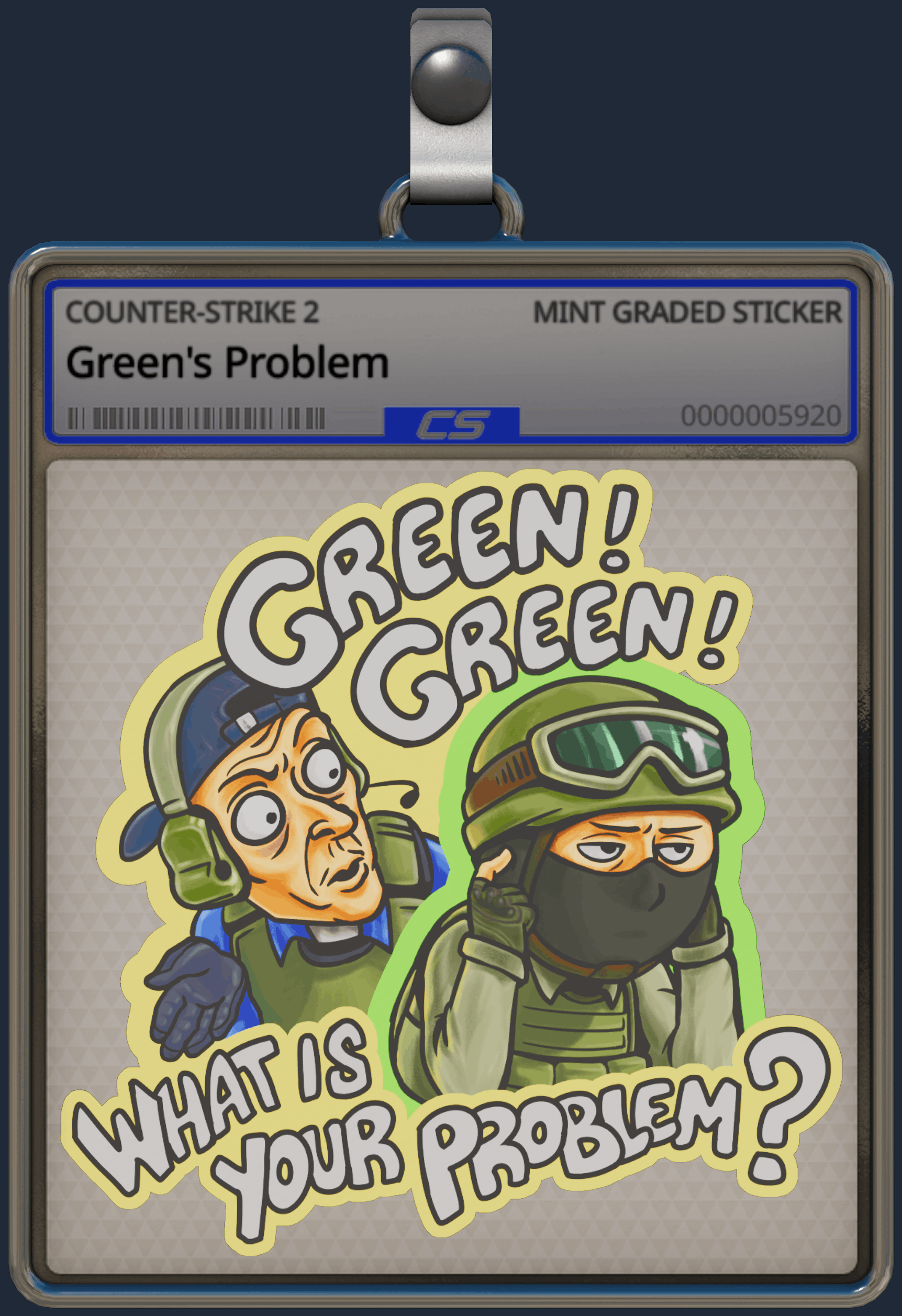Sticker | Green's Problem Image