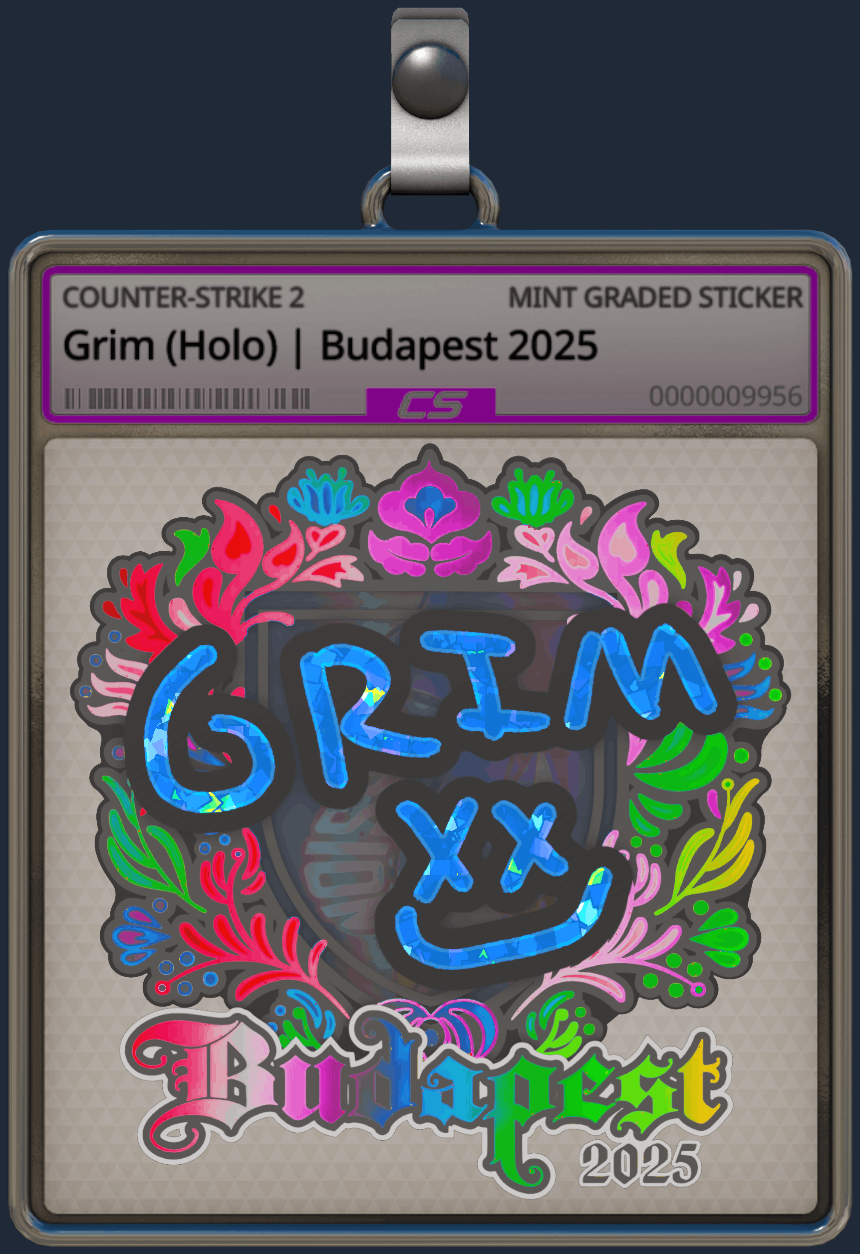 Sticker | Grim (Holo) | Budapest 2025 Image