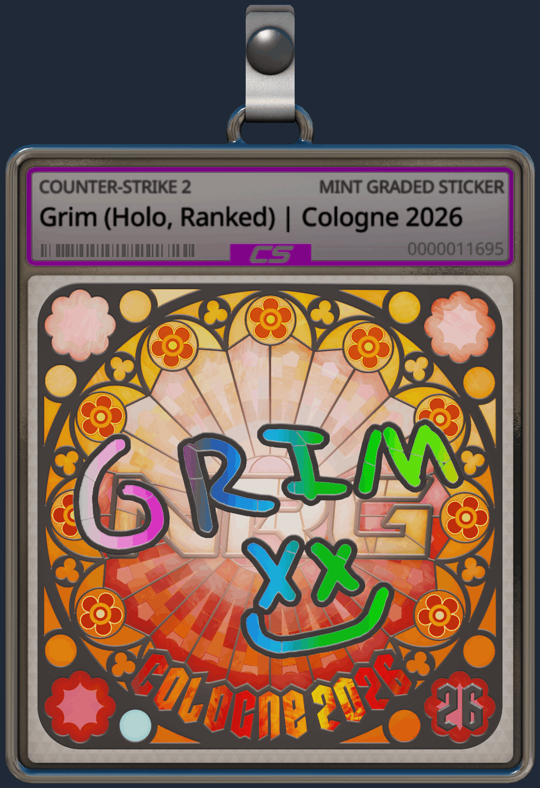 Sticker | Grim (Holo, Ranked) | Cologne 2026 Image