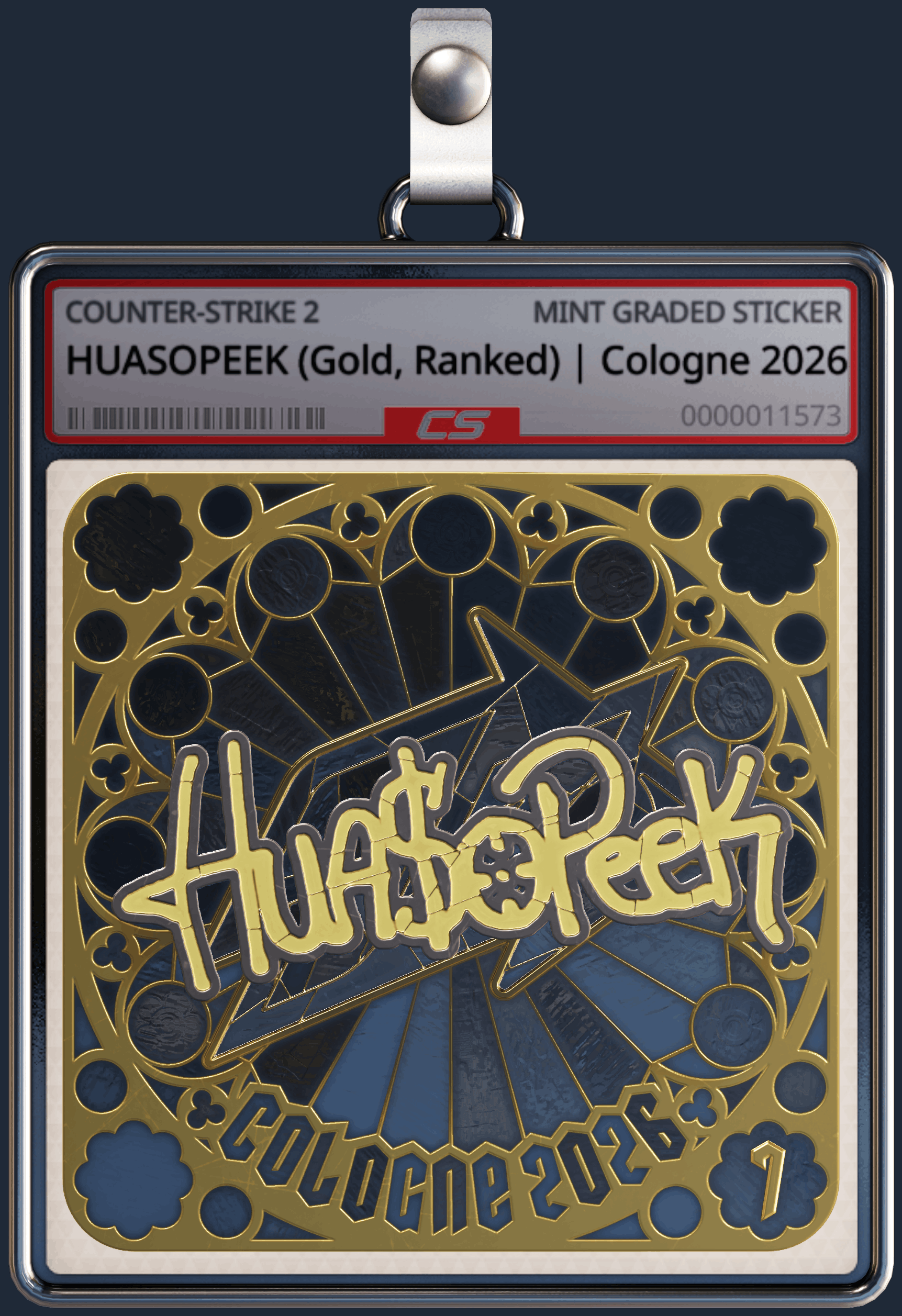 Sticker | HUASOPEEK (Gold, Ranked) | Cologne 2026 Image