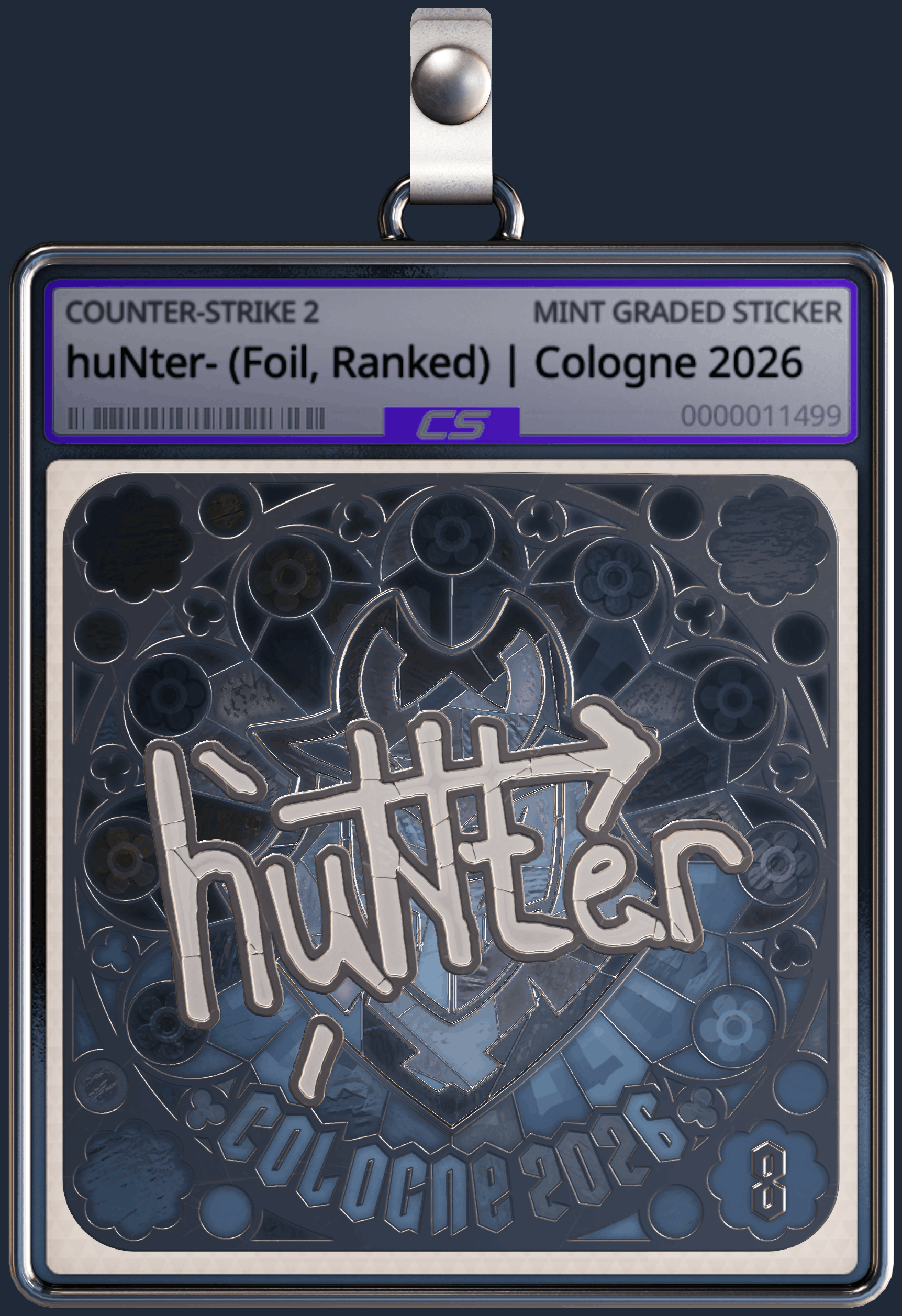 Sticker | huNter- (Foil, Ranked) | Cologne 2026 Image