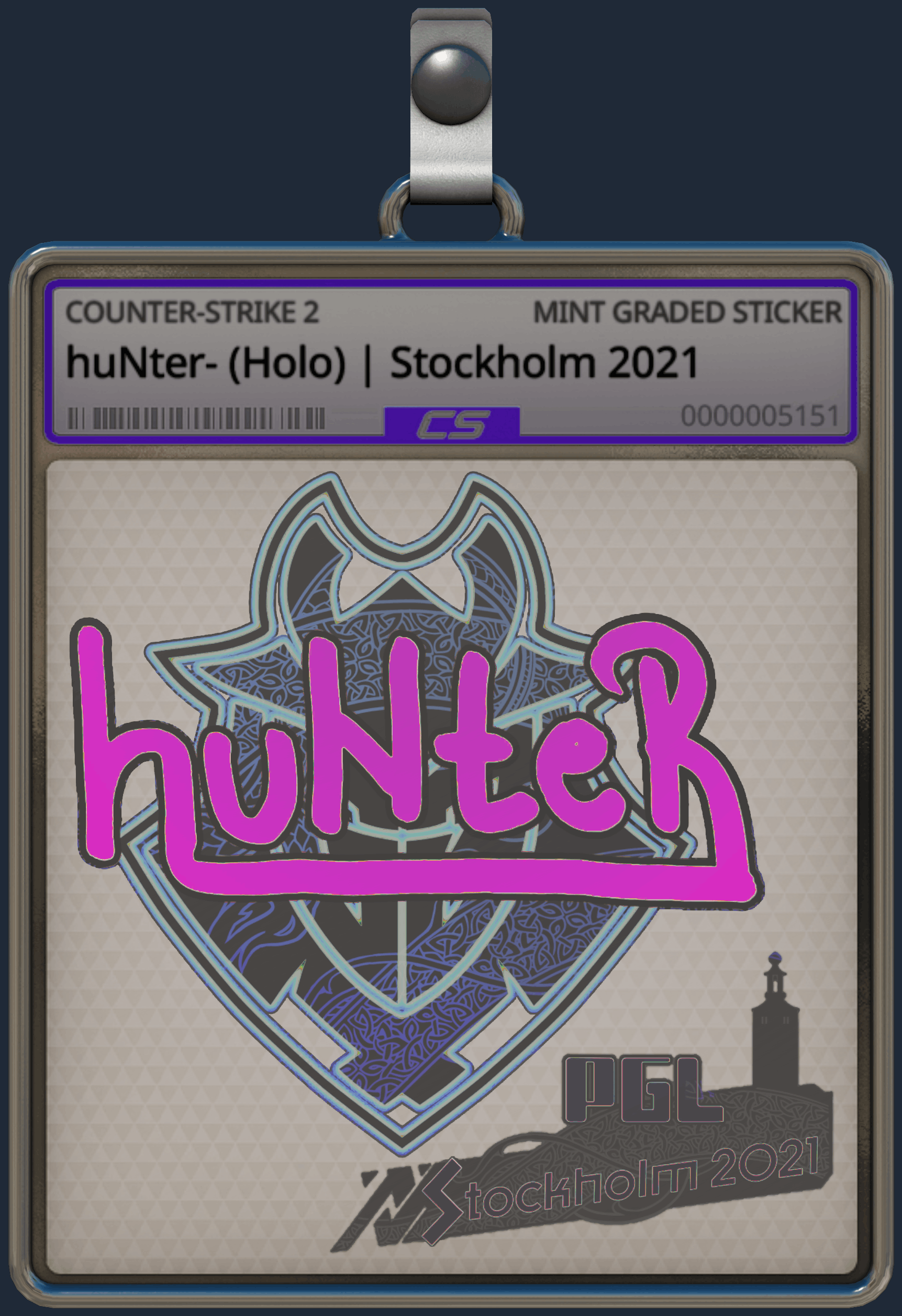 Sticker | huNter- (Holo) | Stockholm 2021 Image