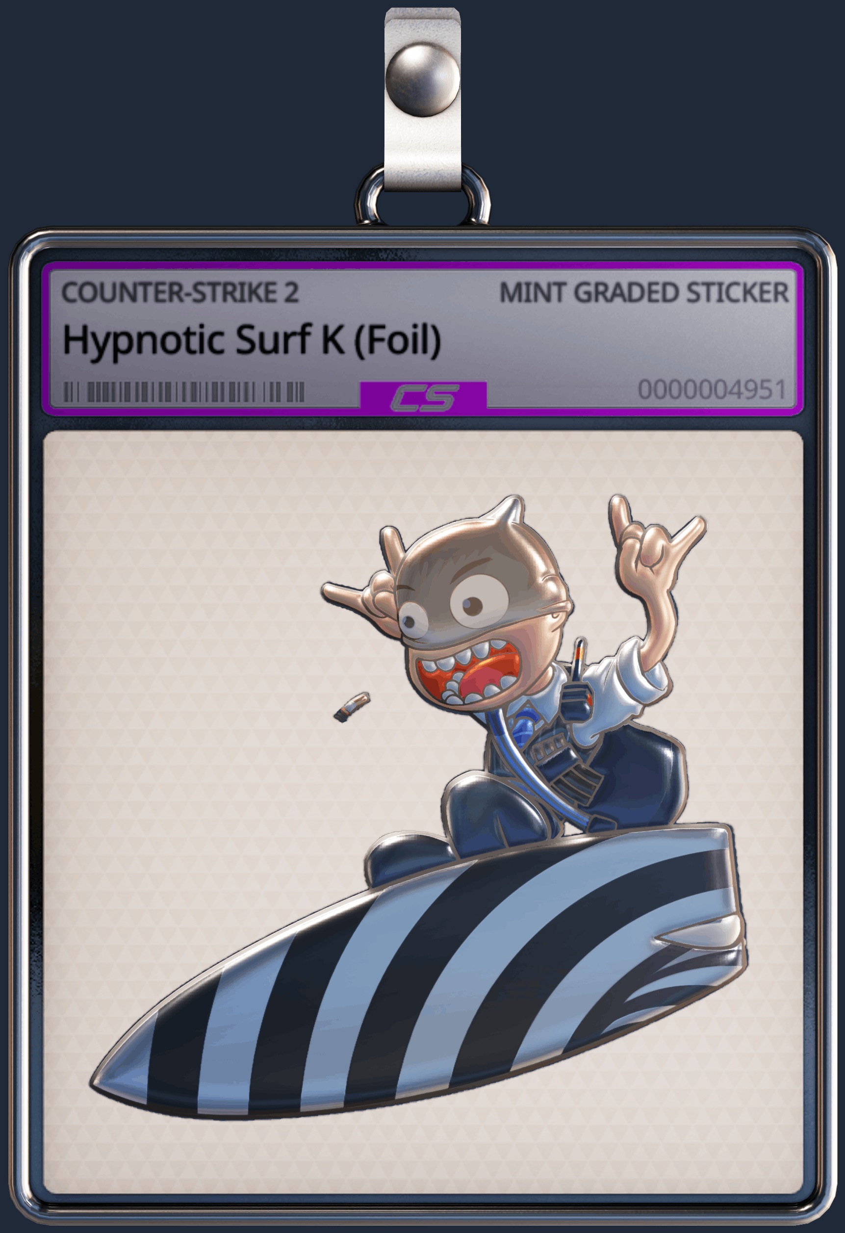 Sticker | Hypnotic Surf K (Foil) Image