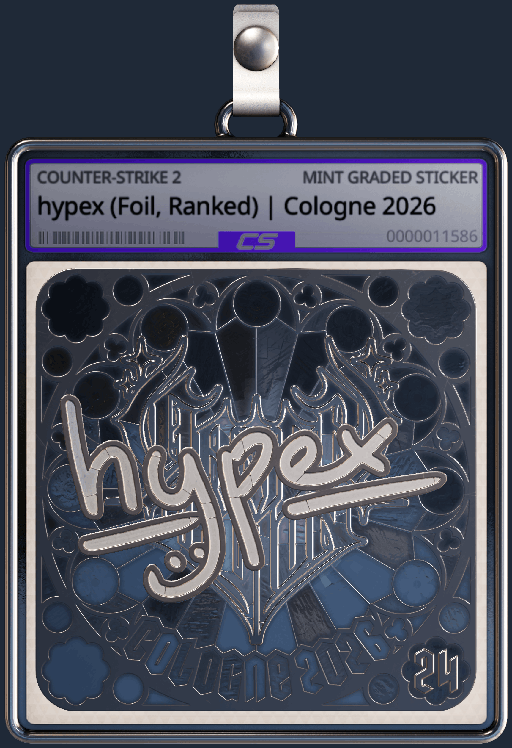 Sticker | hypex (Foil, Ranked) | Cologne 2026 Image