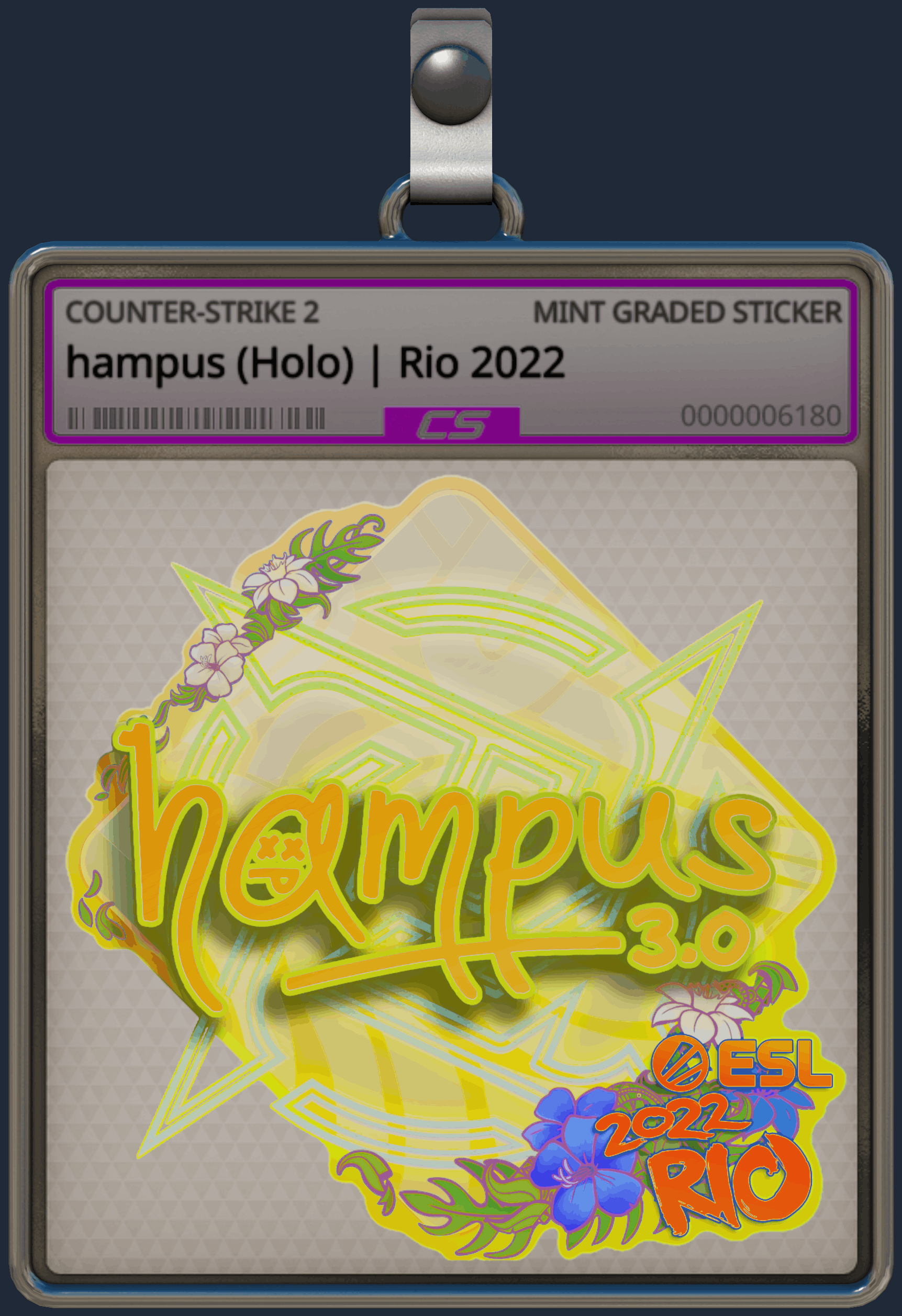 Sticker | hampus (Holo) | Rio 2022 Image