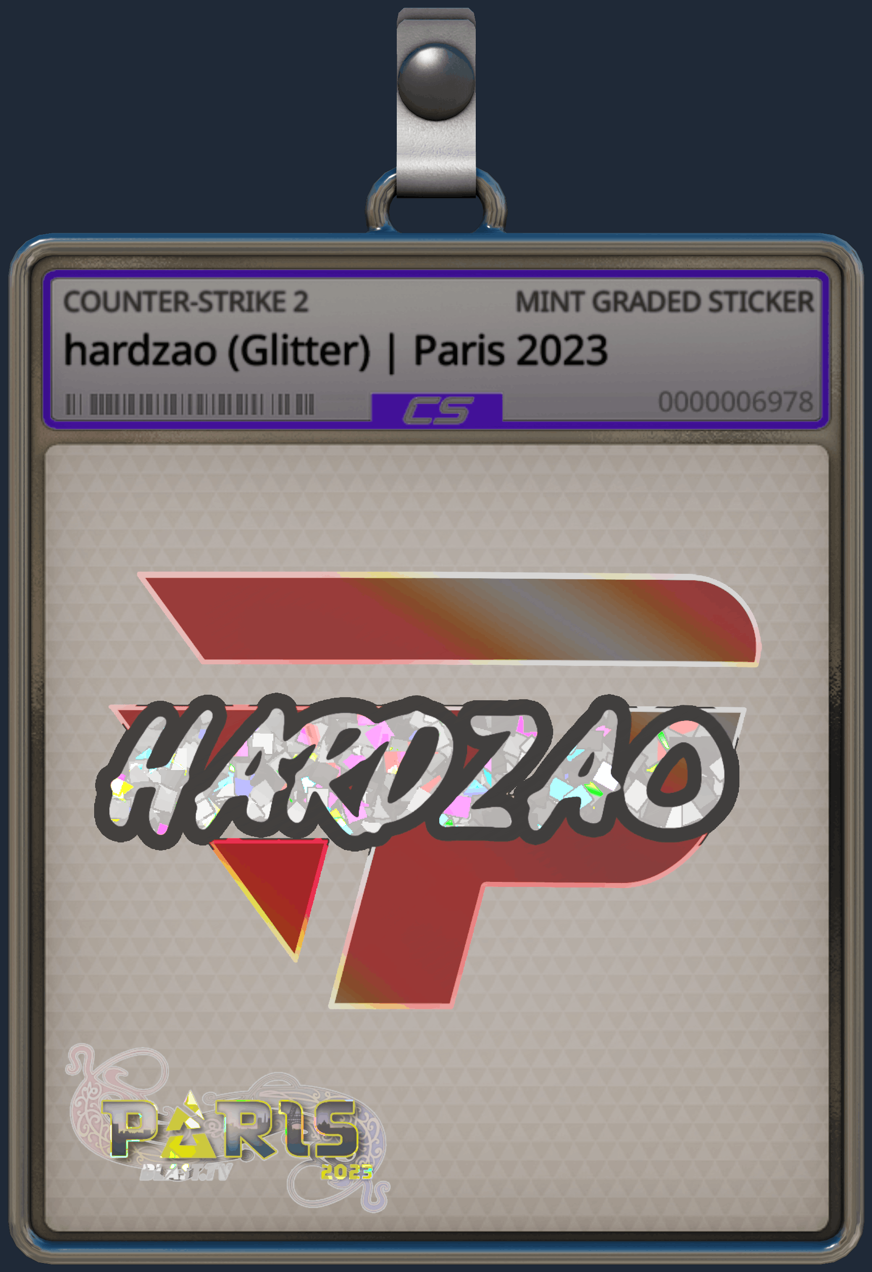 Sticker | hardzao (Glitter) | Paris 2023 Image