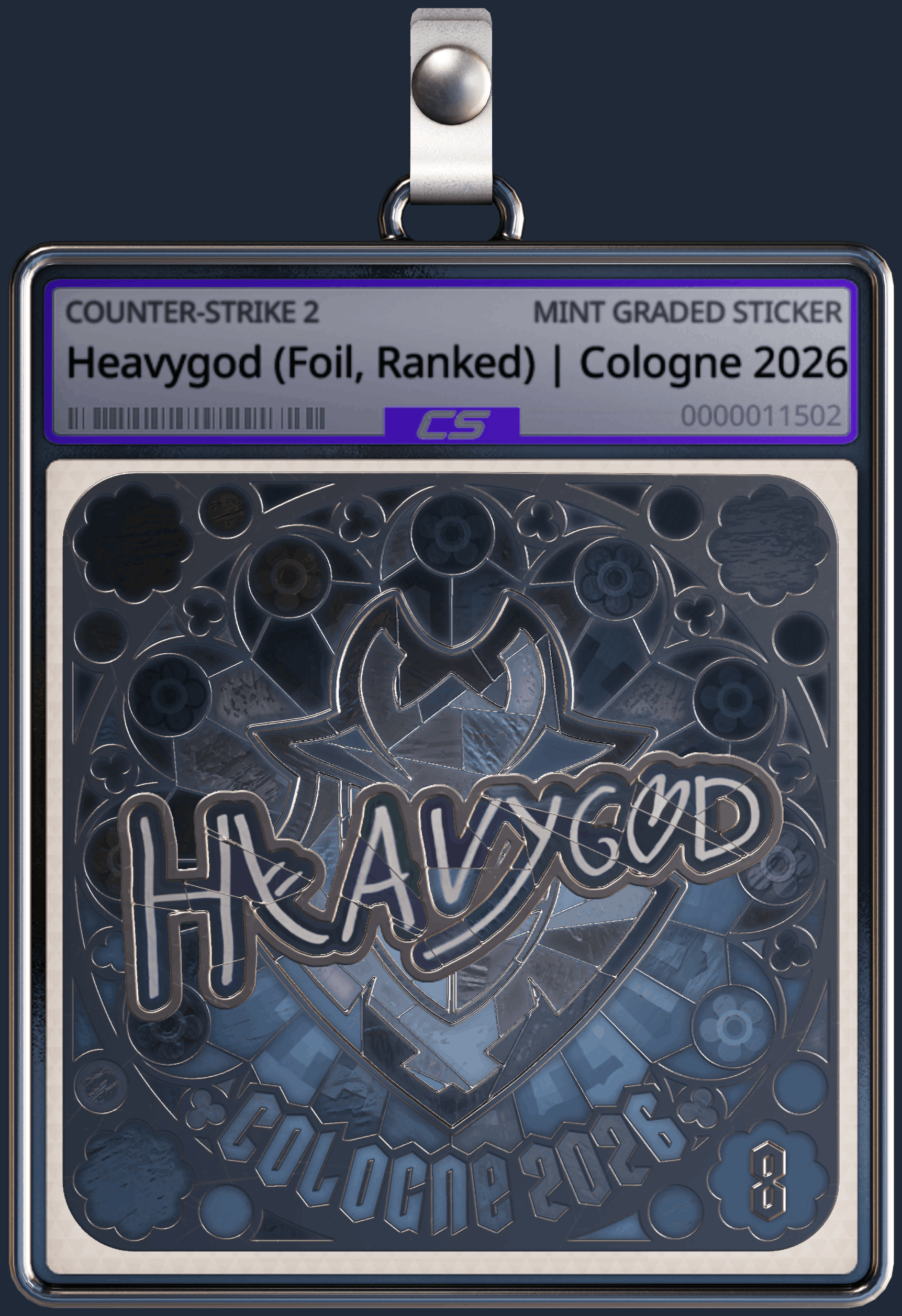 Sticker | Heavygod (Foil, Ranked) | Cologne 2026 Image
