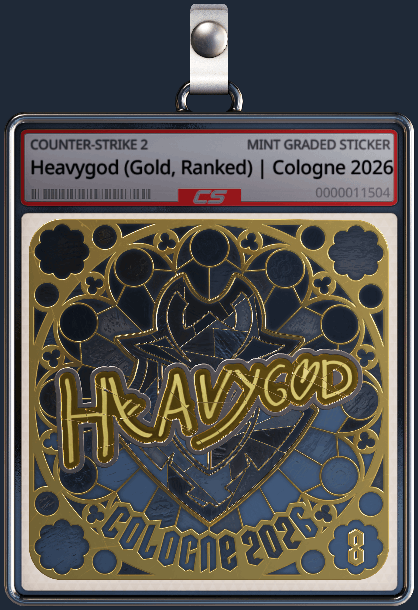 Sticker | Heavygod (Gold, Ranked) | Cologne 2026 Image