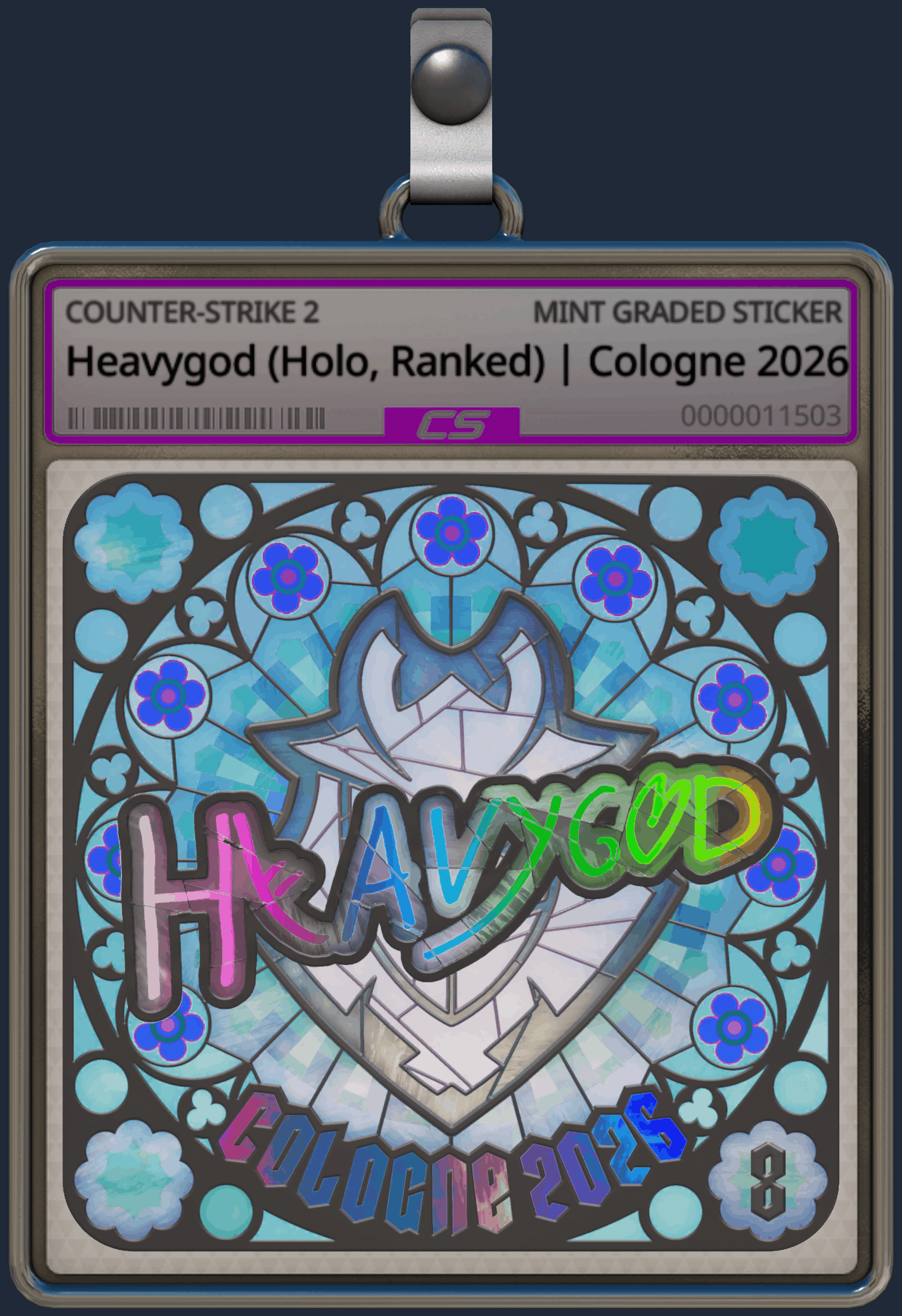 Sticker | Heavygod (Holo, Ranked) | Cologne 2026 Image