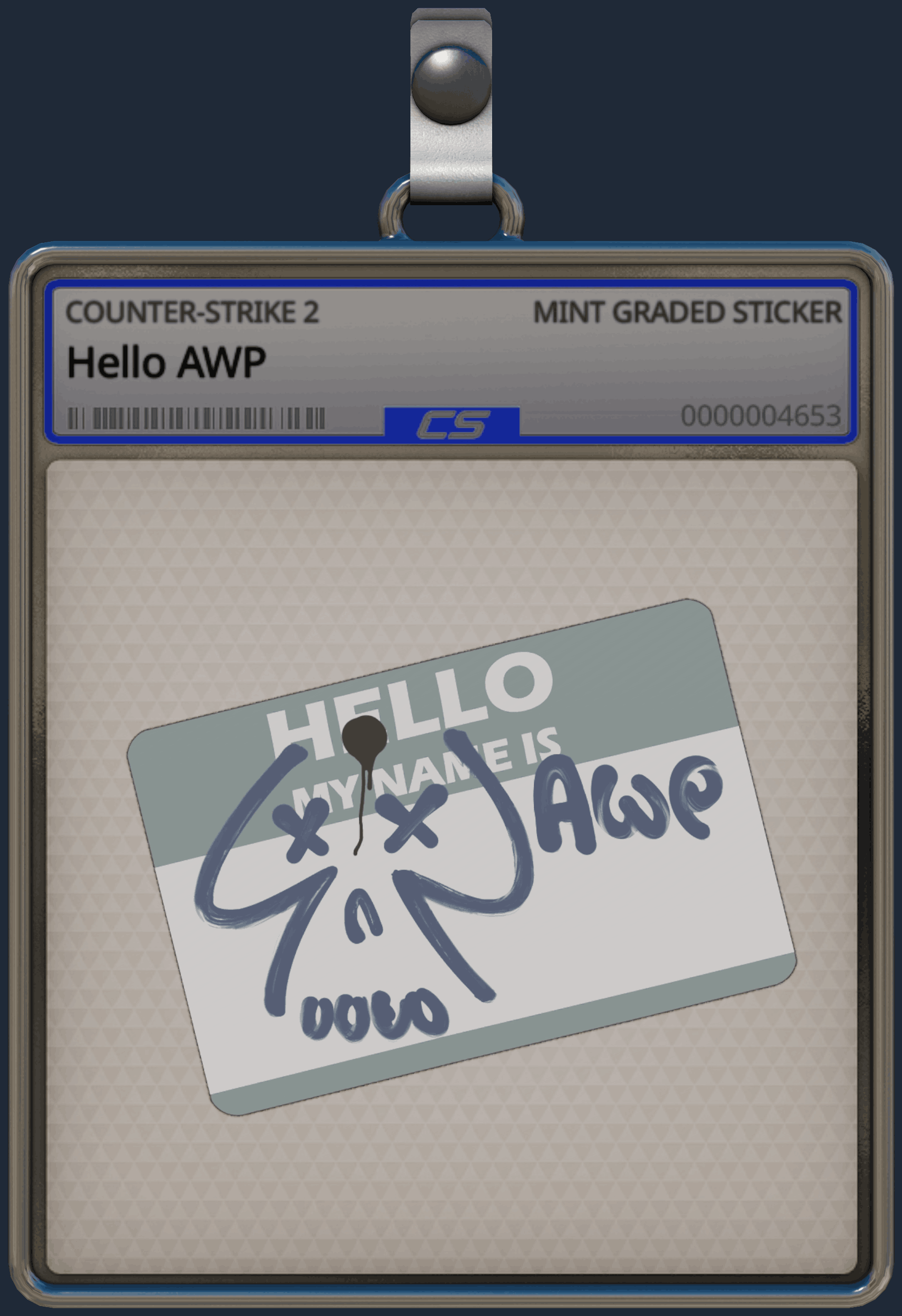 Sticker | Hello AWP Image