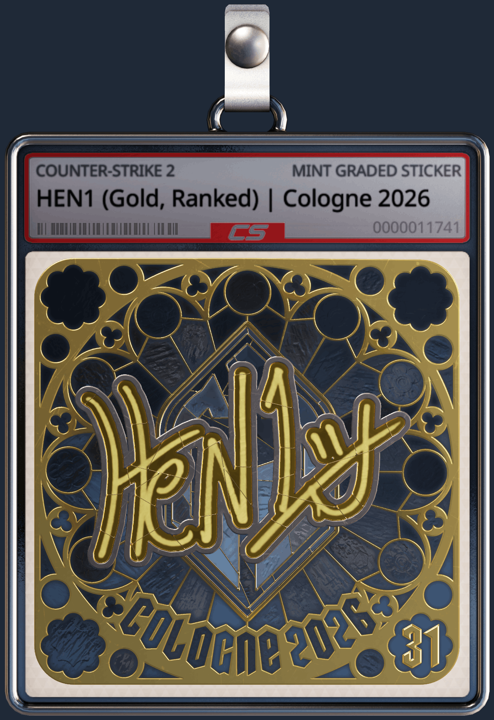 Sticker | HEN1 (Gold, Ranked) | Cologne 2026 Image