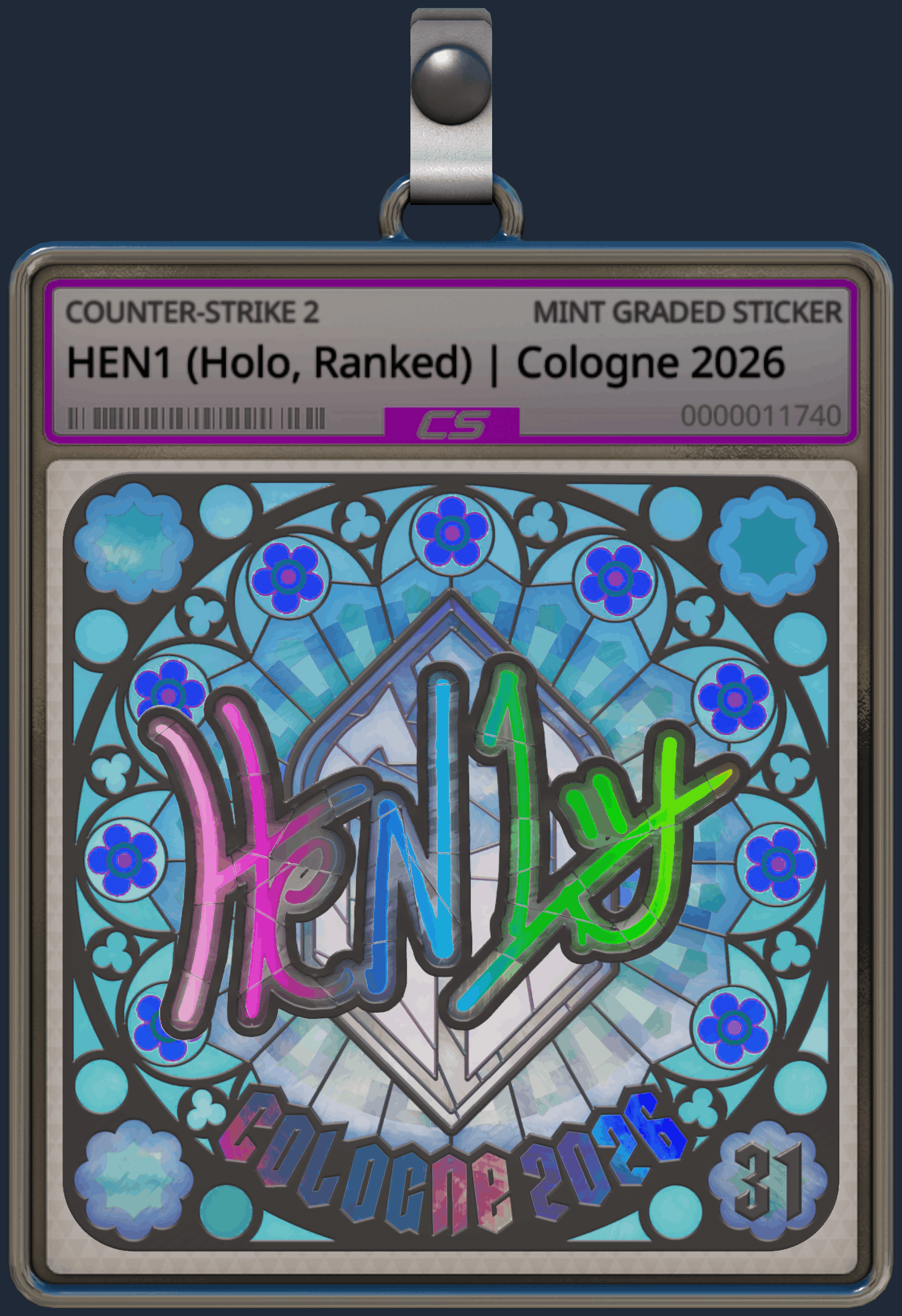 Sticker | HEN1 (Holo, Ranked) | Cologne 2026 Image