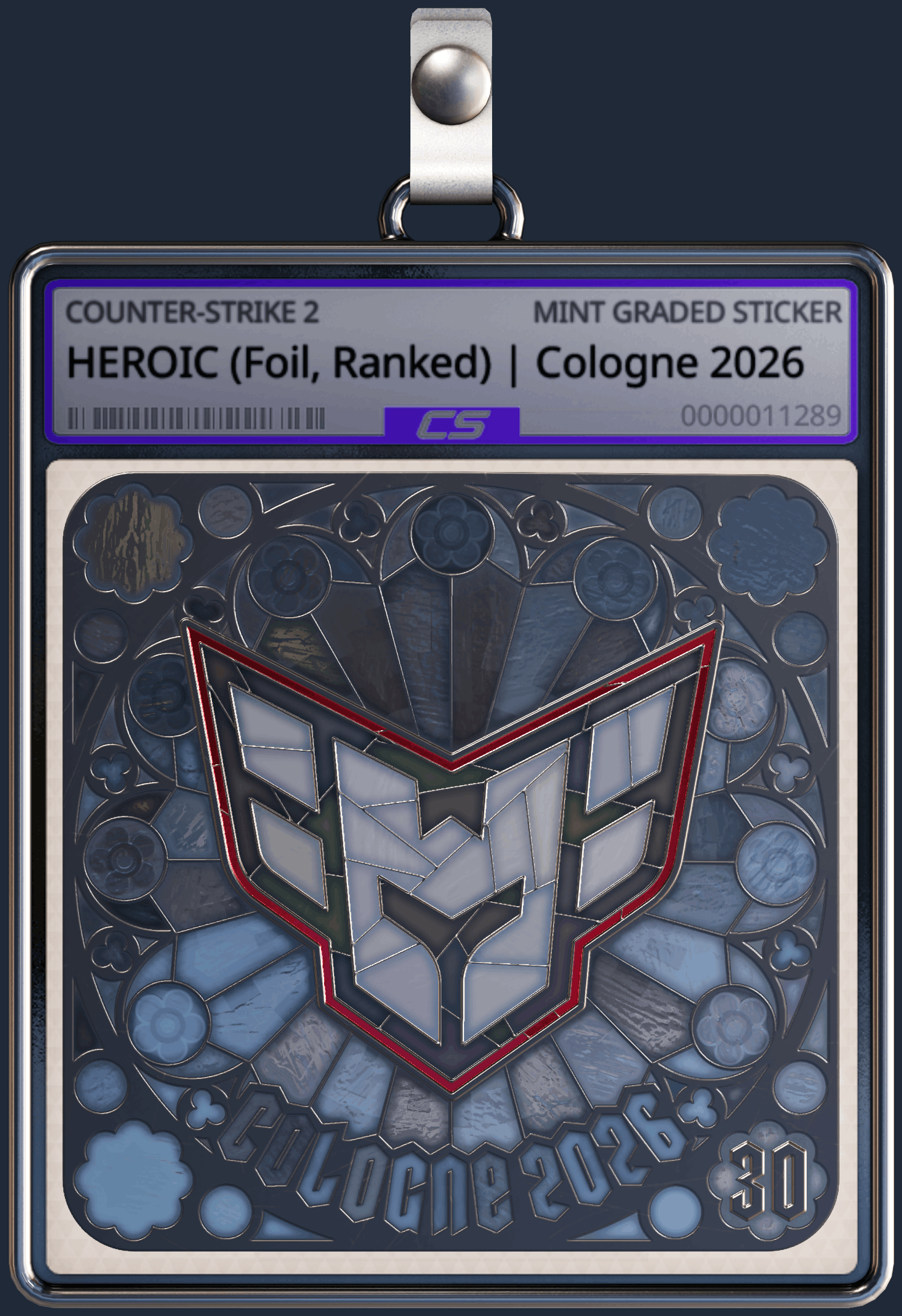 Sticker | HEROIC (Foil, Ranked) | Cologne 2026 Image