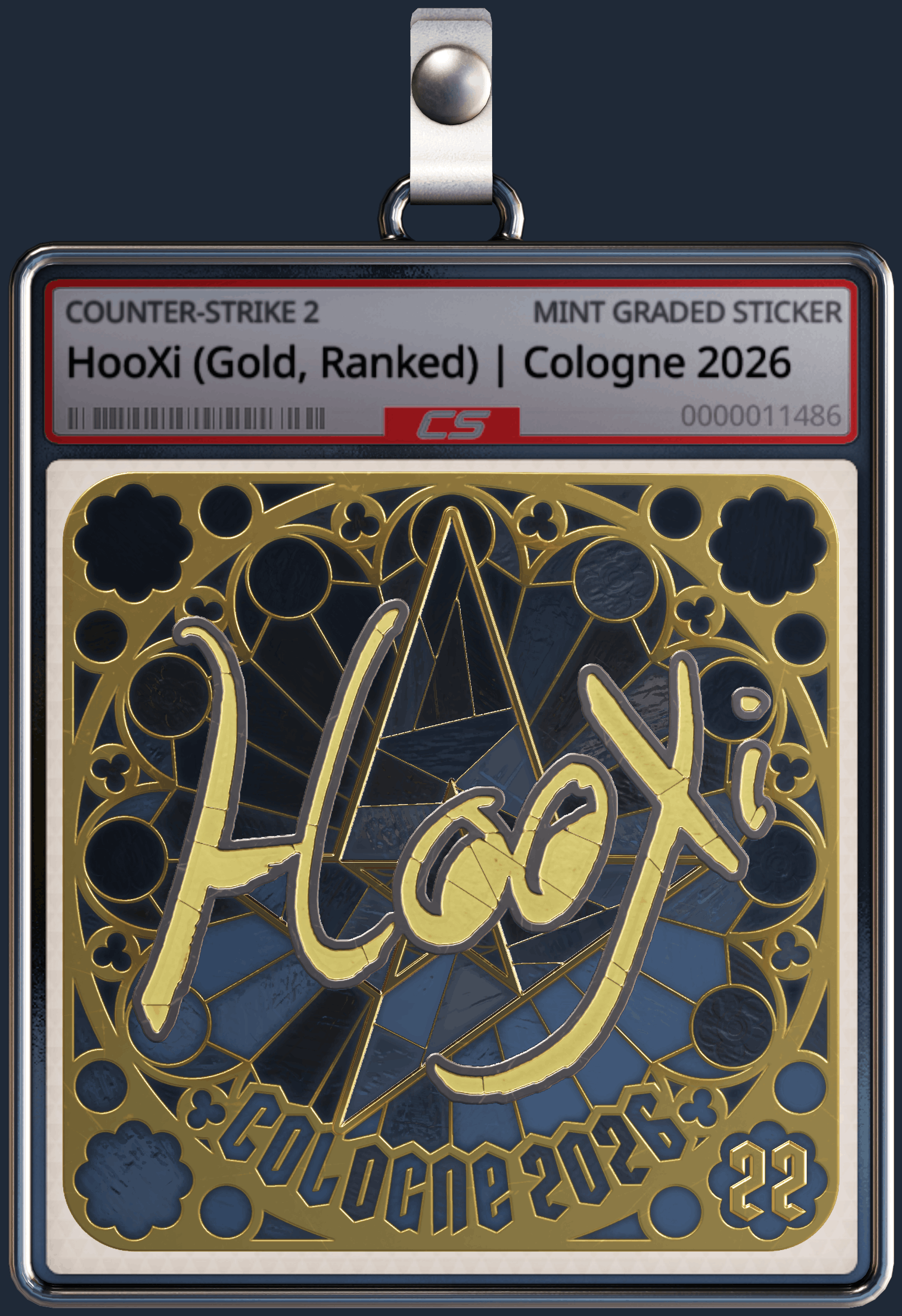 Sticker | HooXi (Gold, Ranked) | Cologne 2026 Image
