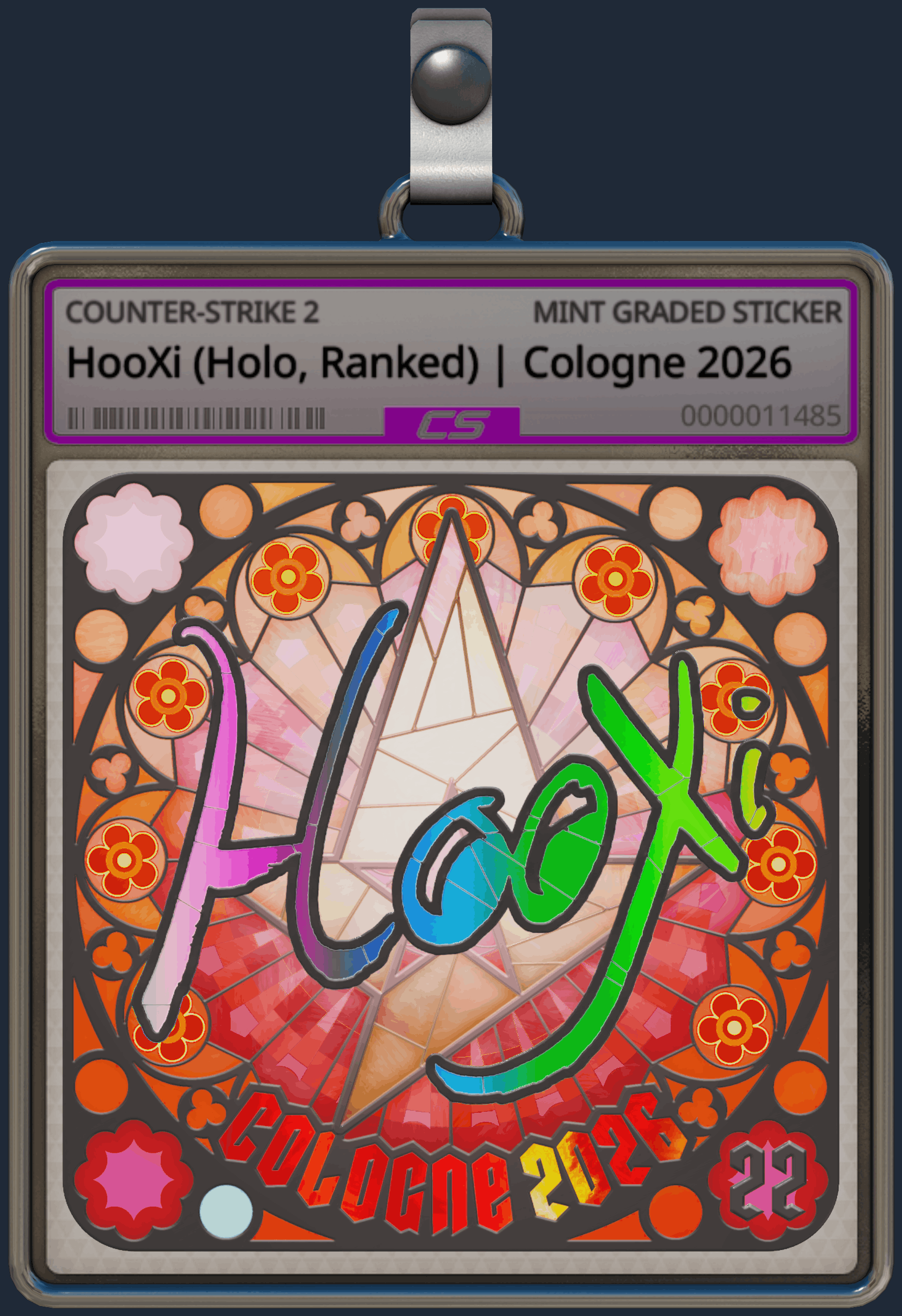 Sticker | HooXi (Holo, Ranked) | Cologne 2026 Image