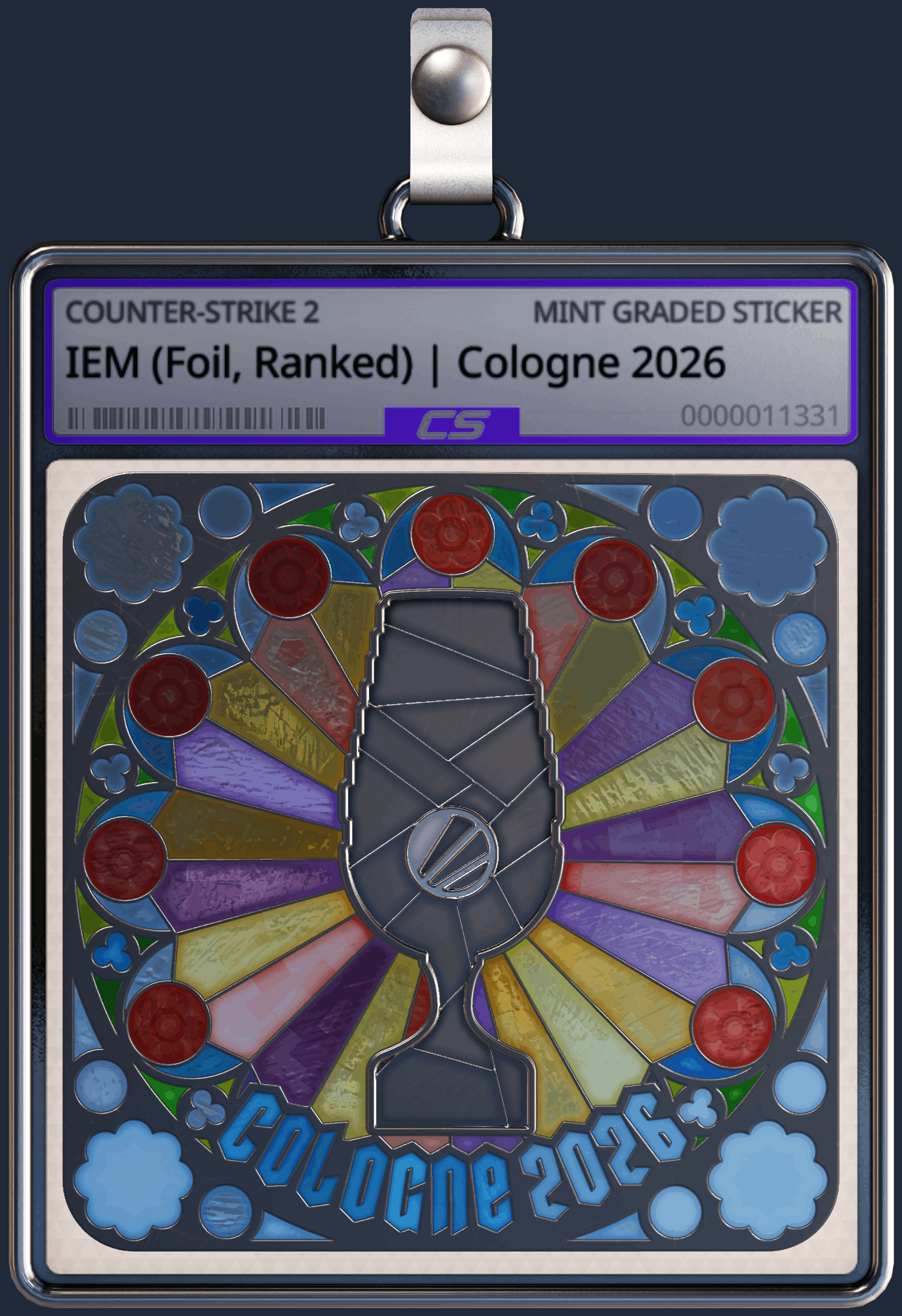 Sticker | IEM (Foil, Ranked) | Cologne 2026 Image