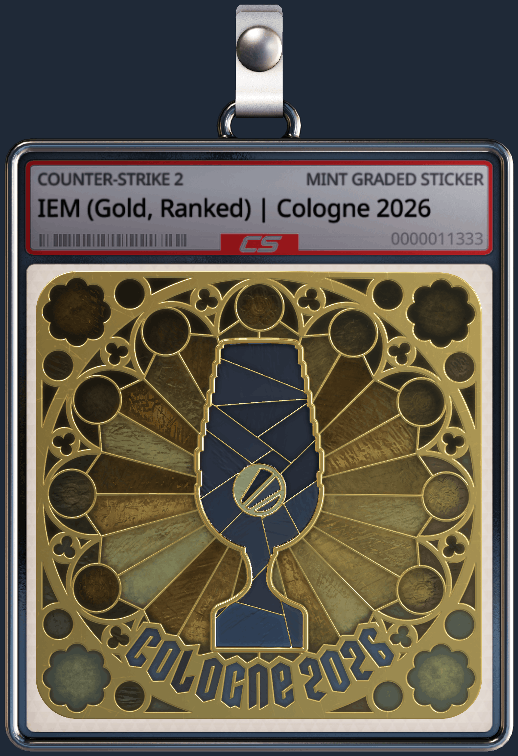 Sticker | IEM (Gold, Ranked) | Cologne 2026 Image