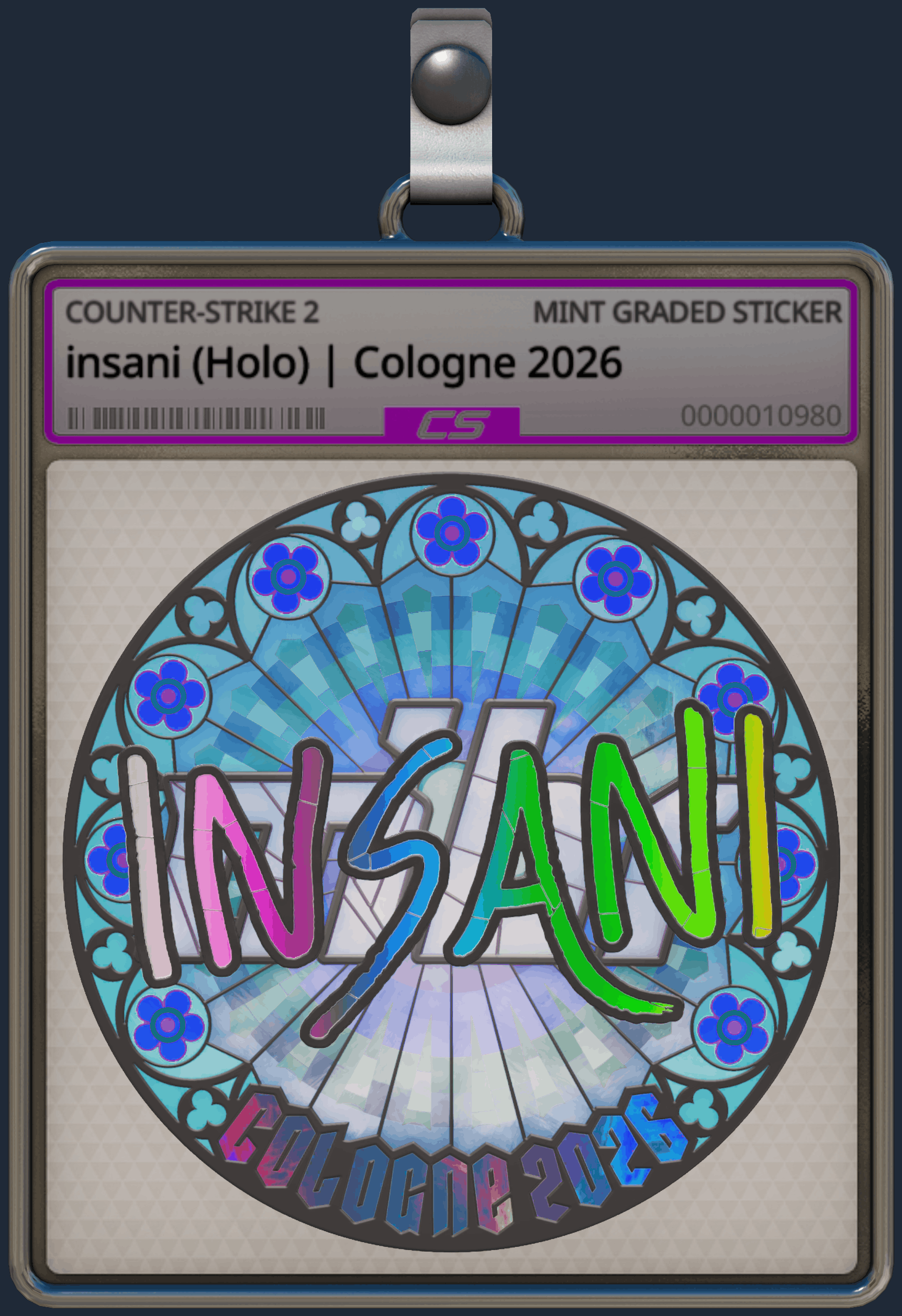 Sticker | insani (Holo) | Cologne 2026 Image