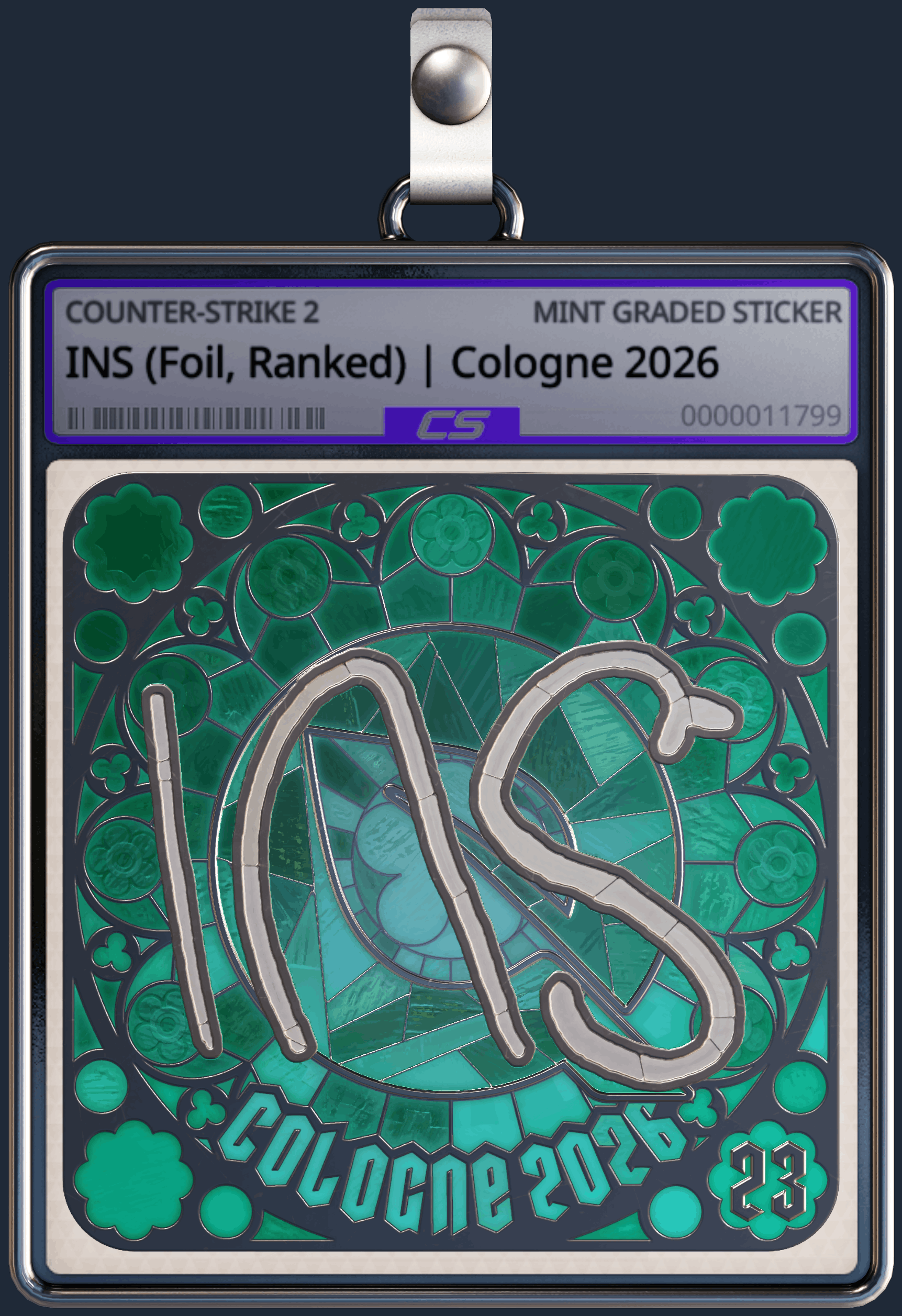 Sticker | INS (Foil, Ranked) | Cologne 2026 Image