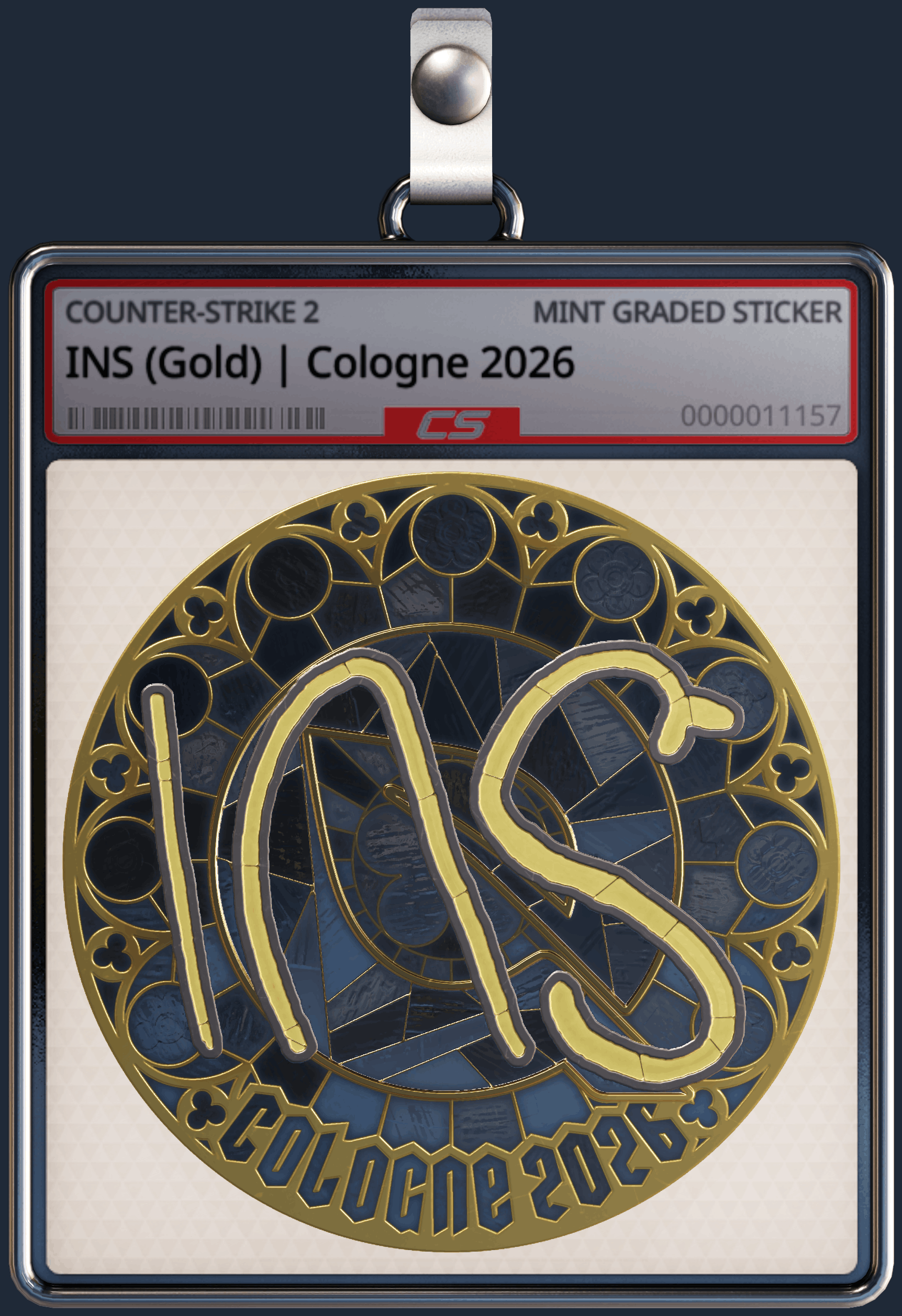Sticker | INS (Gold) | Cologne 2026 Image