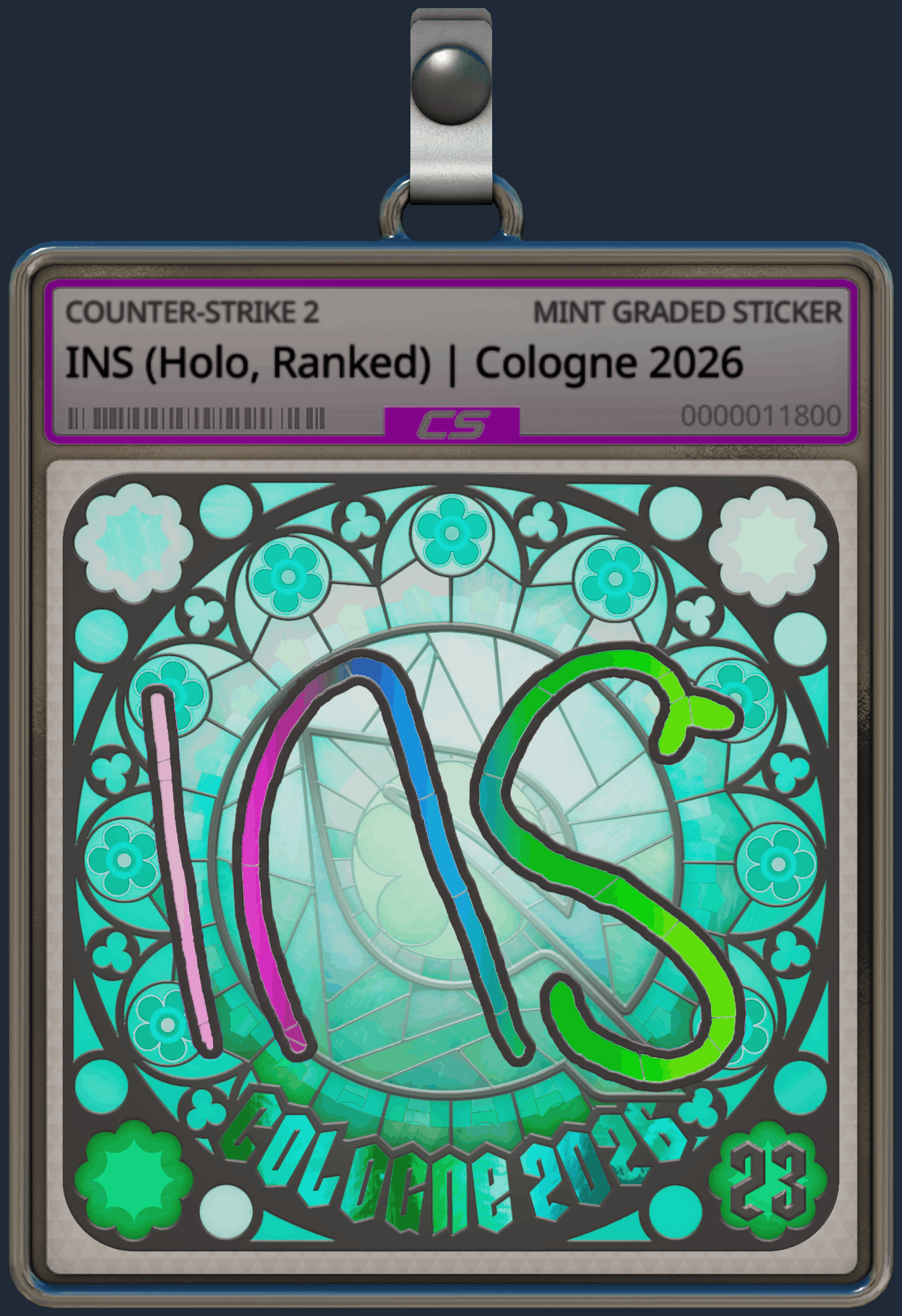 Sticker | INS (Holo, Ranked) | Cologne 2026 Image