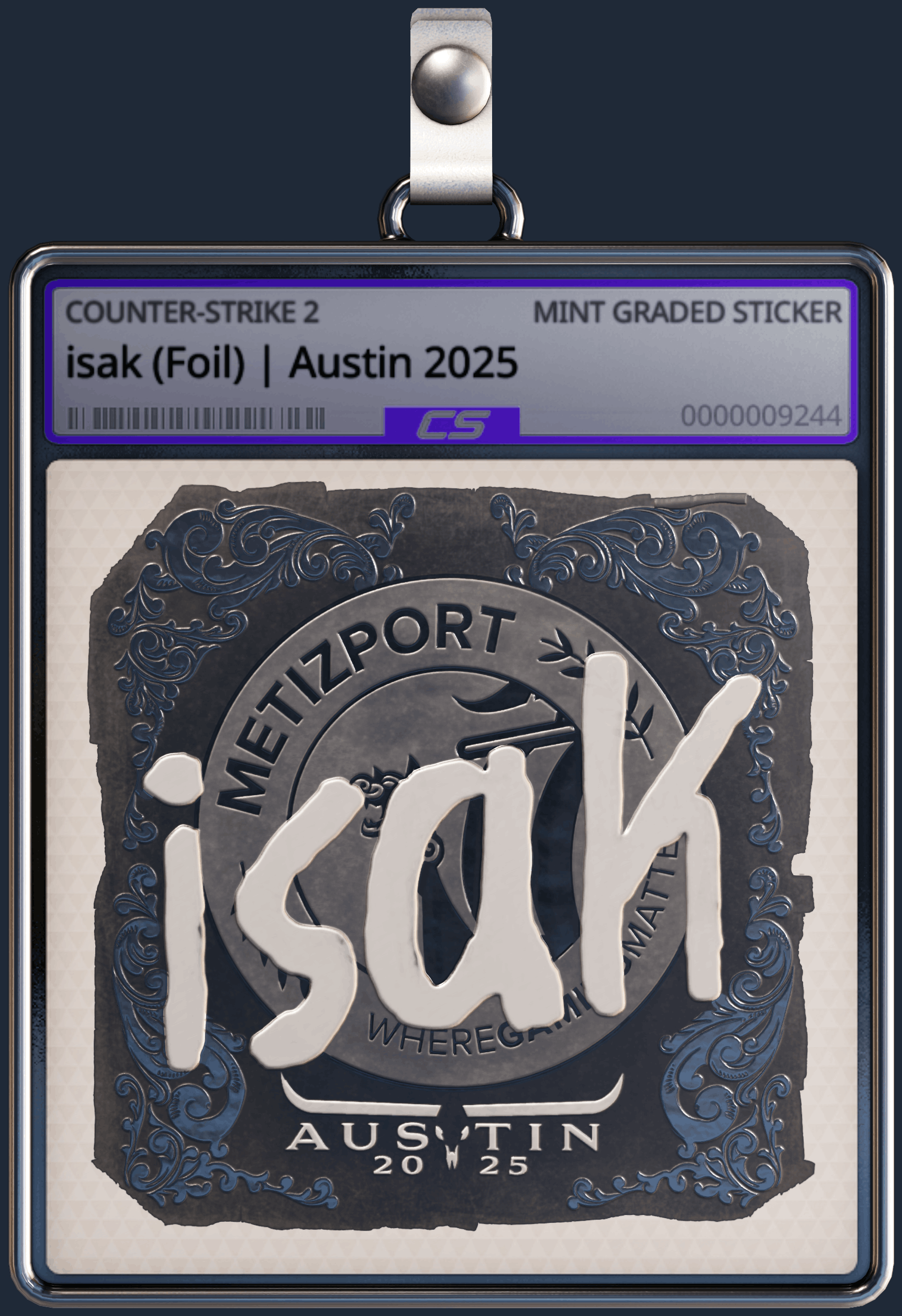 Sticker | isak (Foil) | Austin 2025 Image