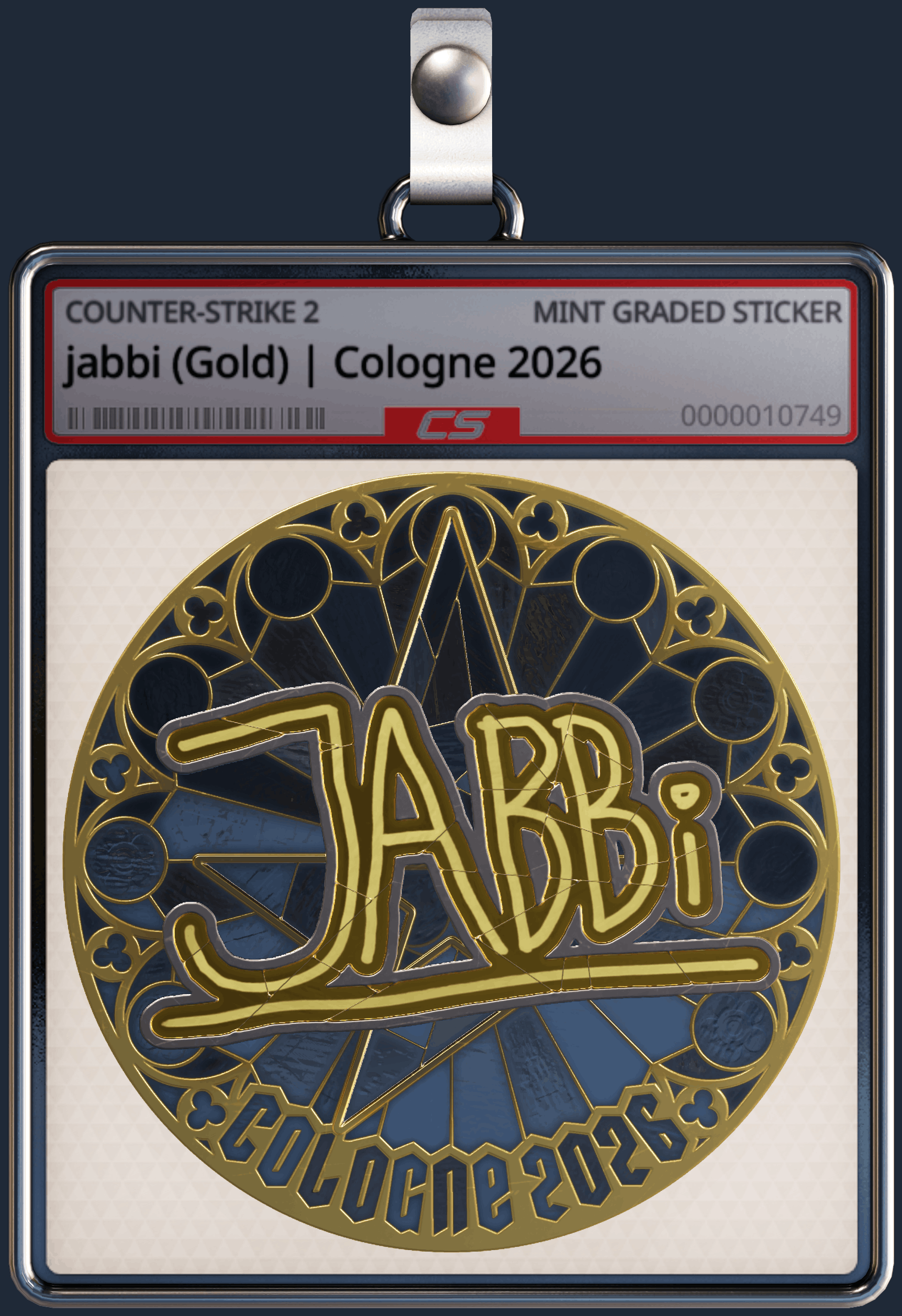 Sticker | jabbi (Gold) | Cologne 2026 Image