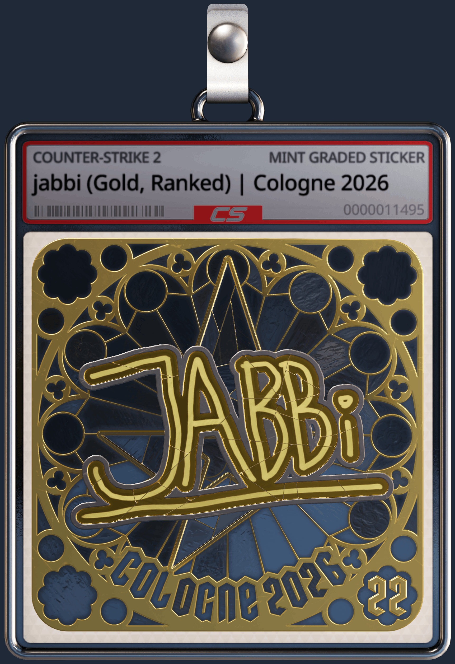 Sticker | jabbi (Gold, Ranked) | Cologne 2026 Image