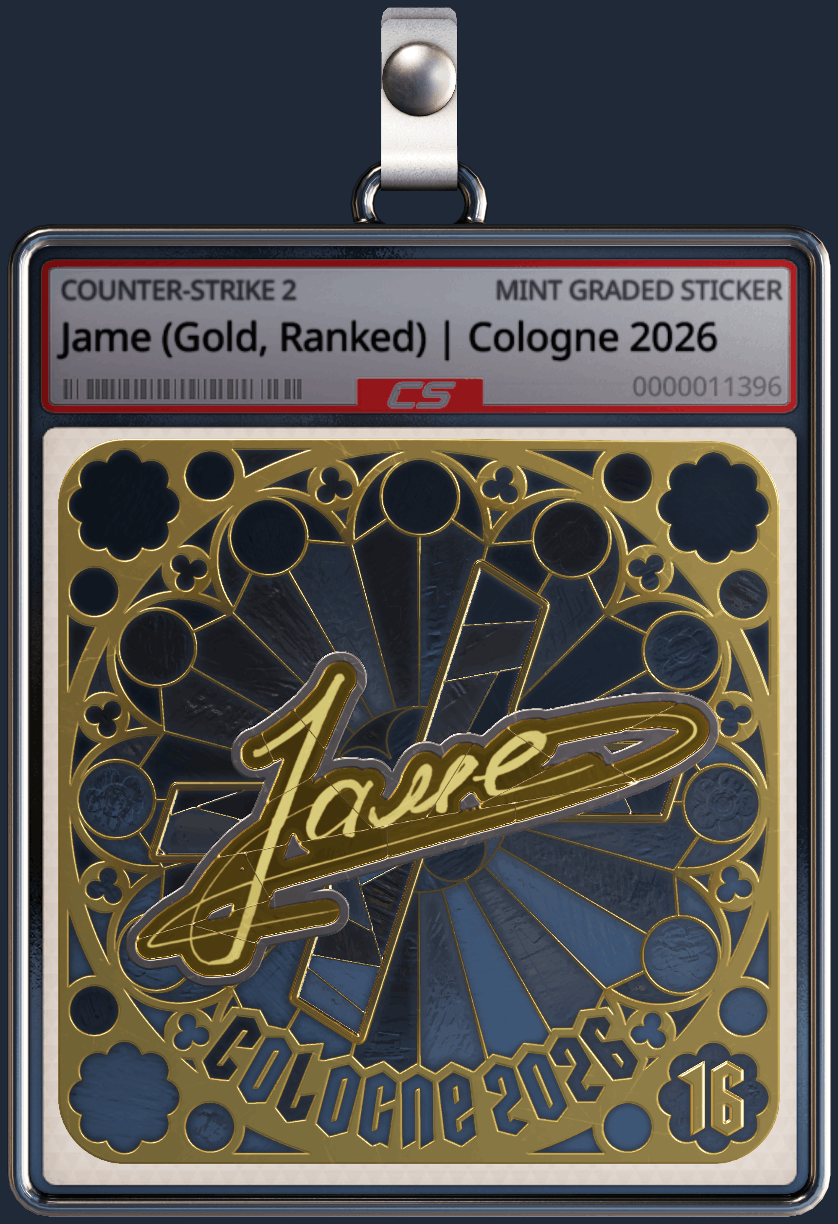 Sticker | Jame (Gold, Ranked) | Cologne 2026 Image