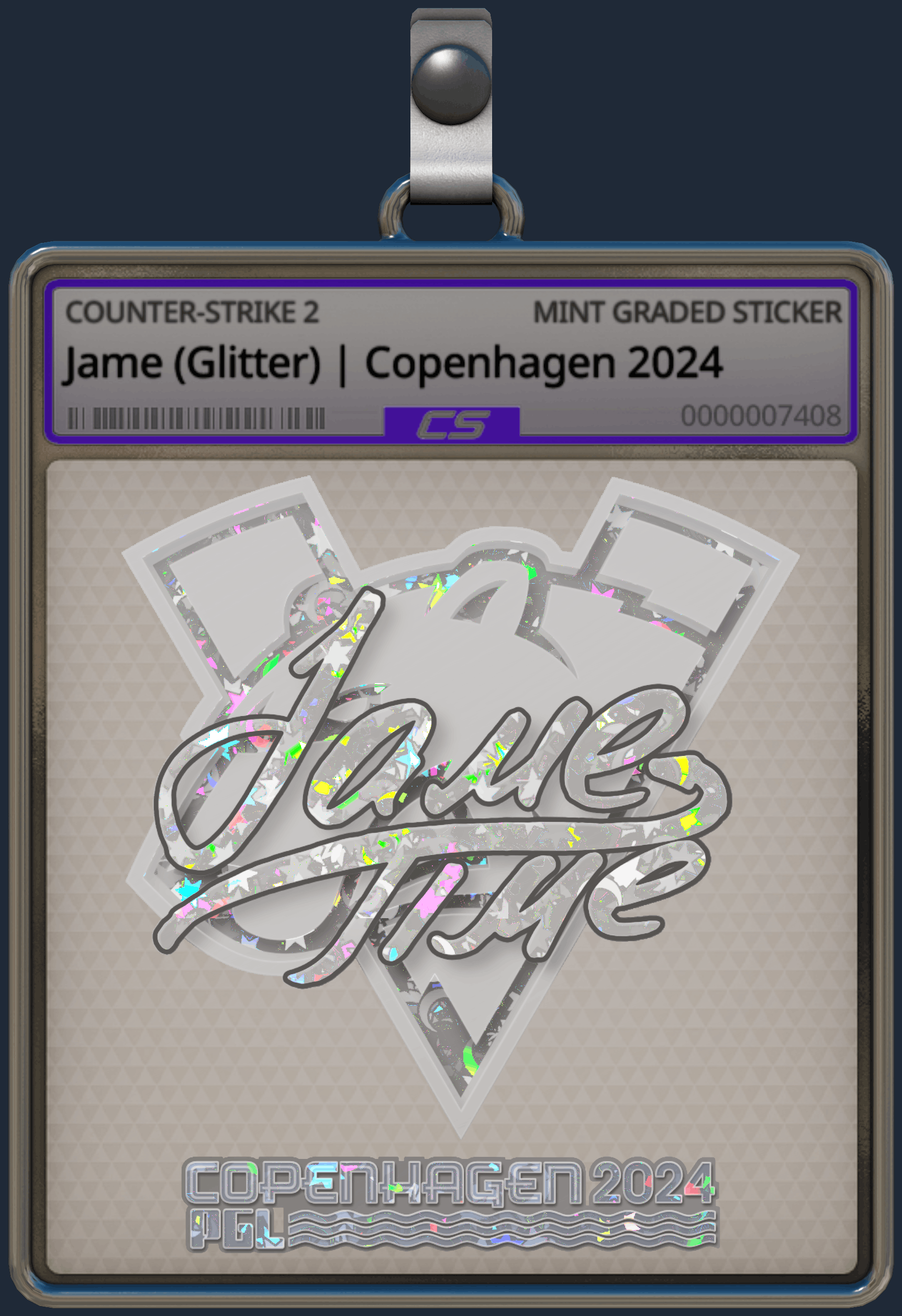 Sticker | Jame (Glitter) | Copenhagen 2024 Image
