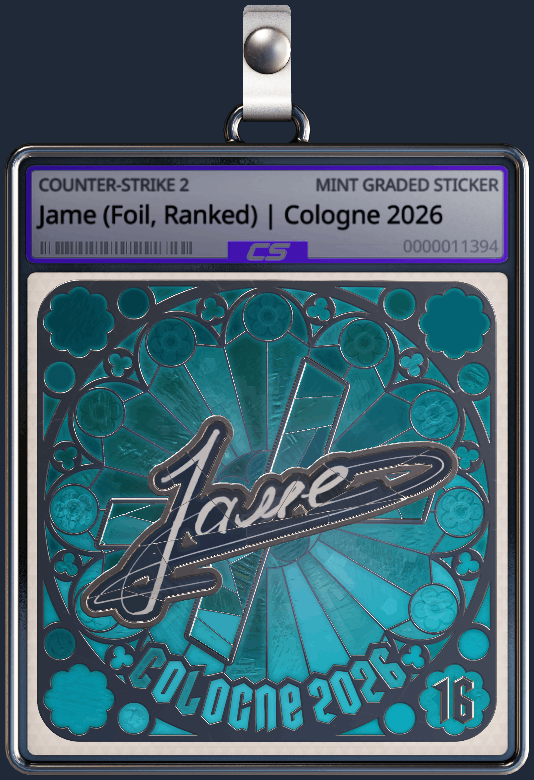 Sticker | Jame (Foil, Ranked) | Cologne 2026 Image