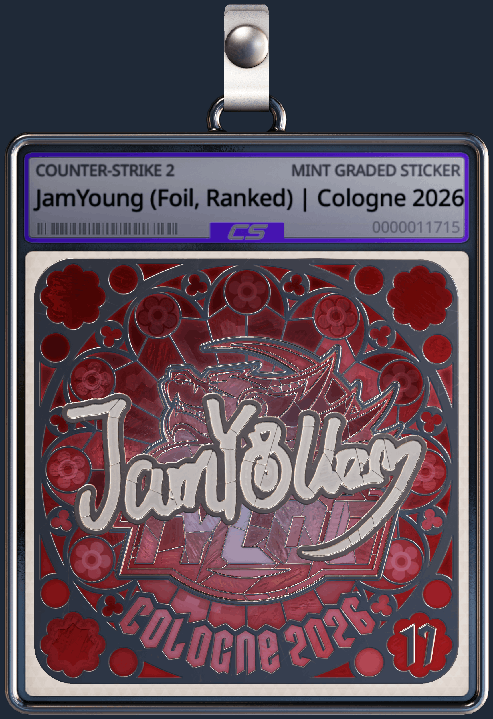 Sticker | JamYoung (Foil, Ranked) | Cologne 2026 Image