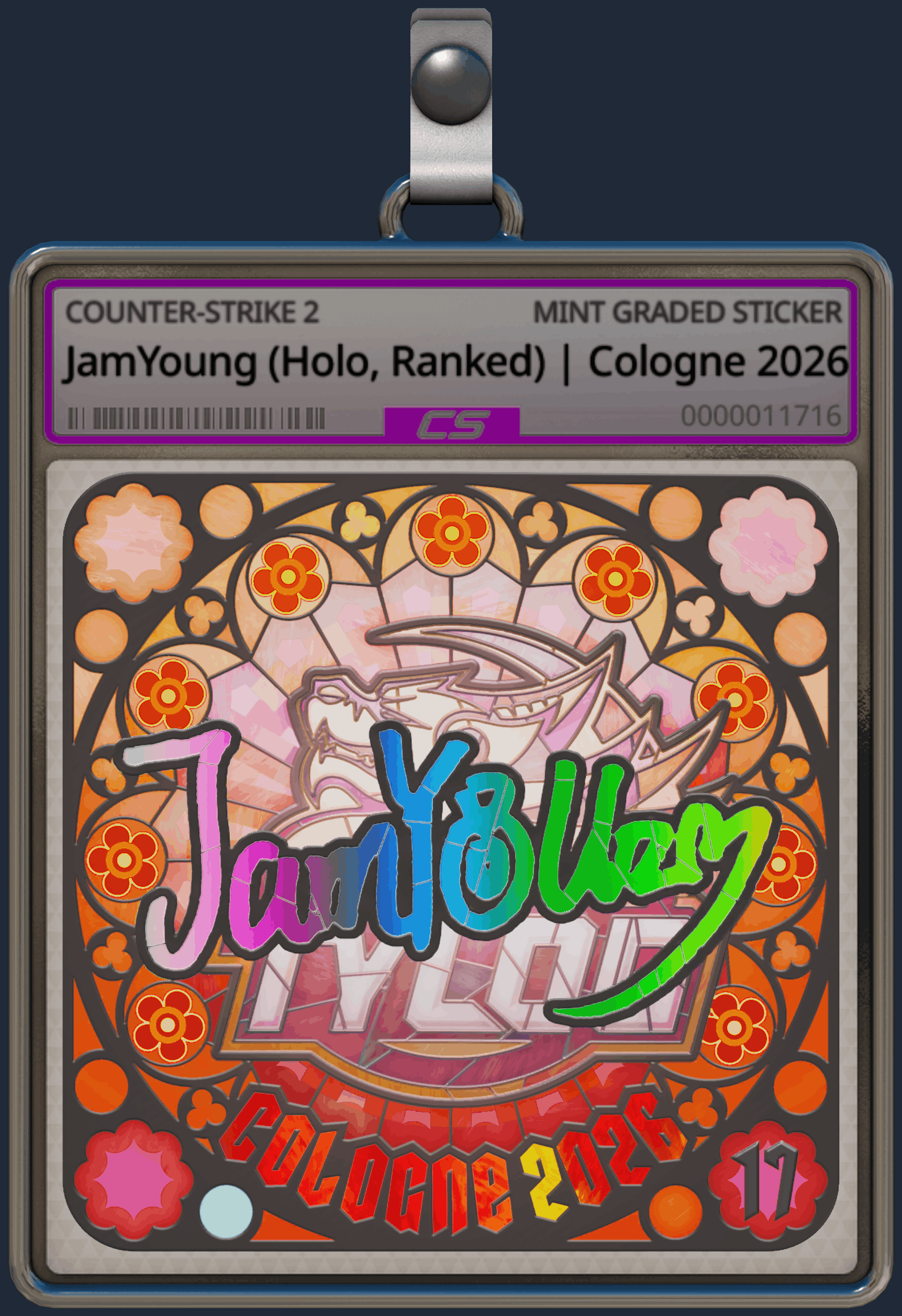 Sticker | JamYoung (Holo, Ranked) | Cologne 2026 Image