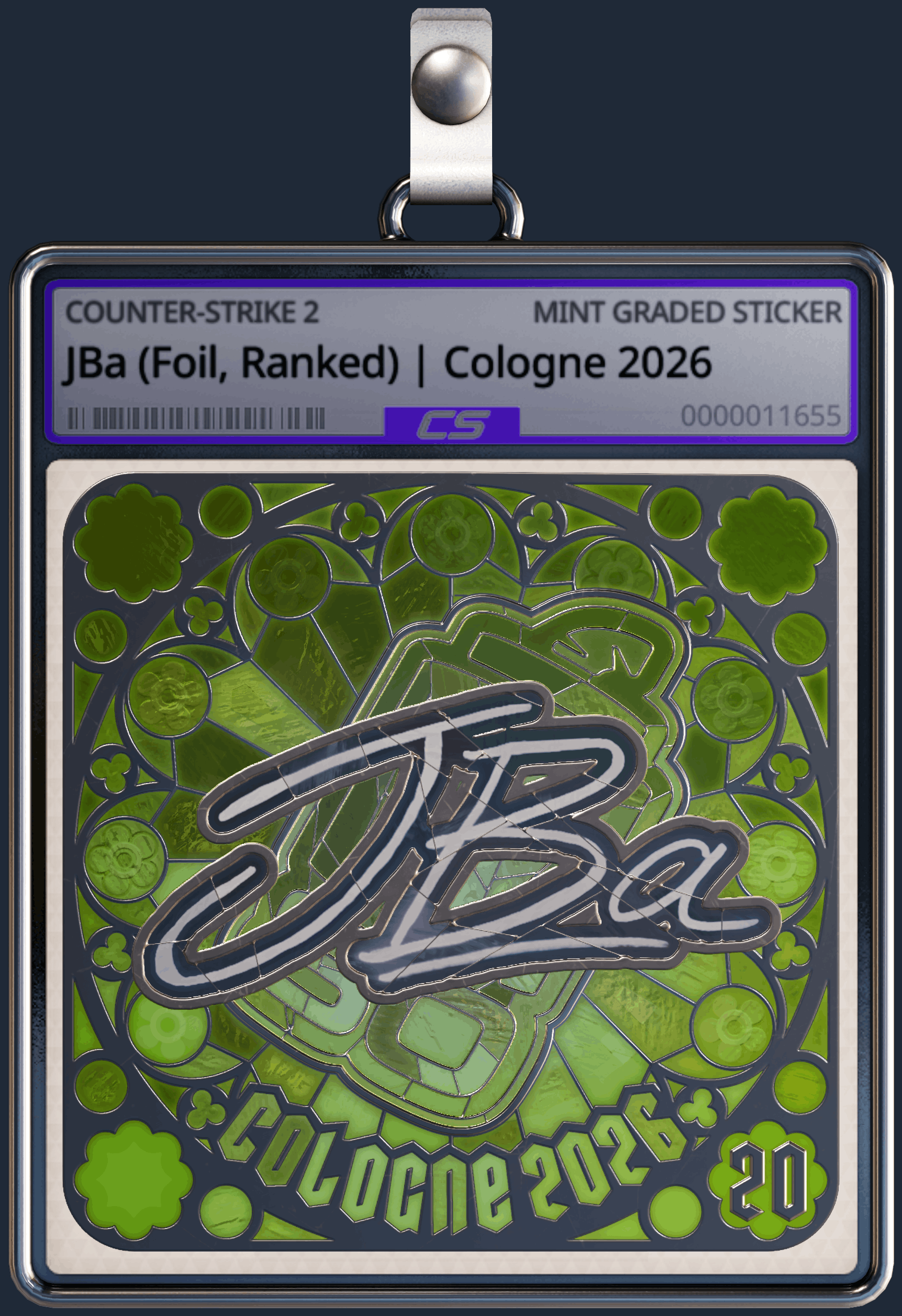 Sticker | JBa (Foil, Ranked) | Cologne 2026 Image