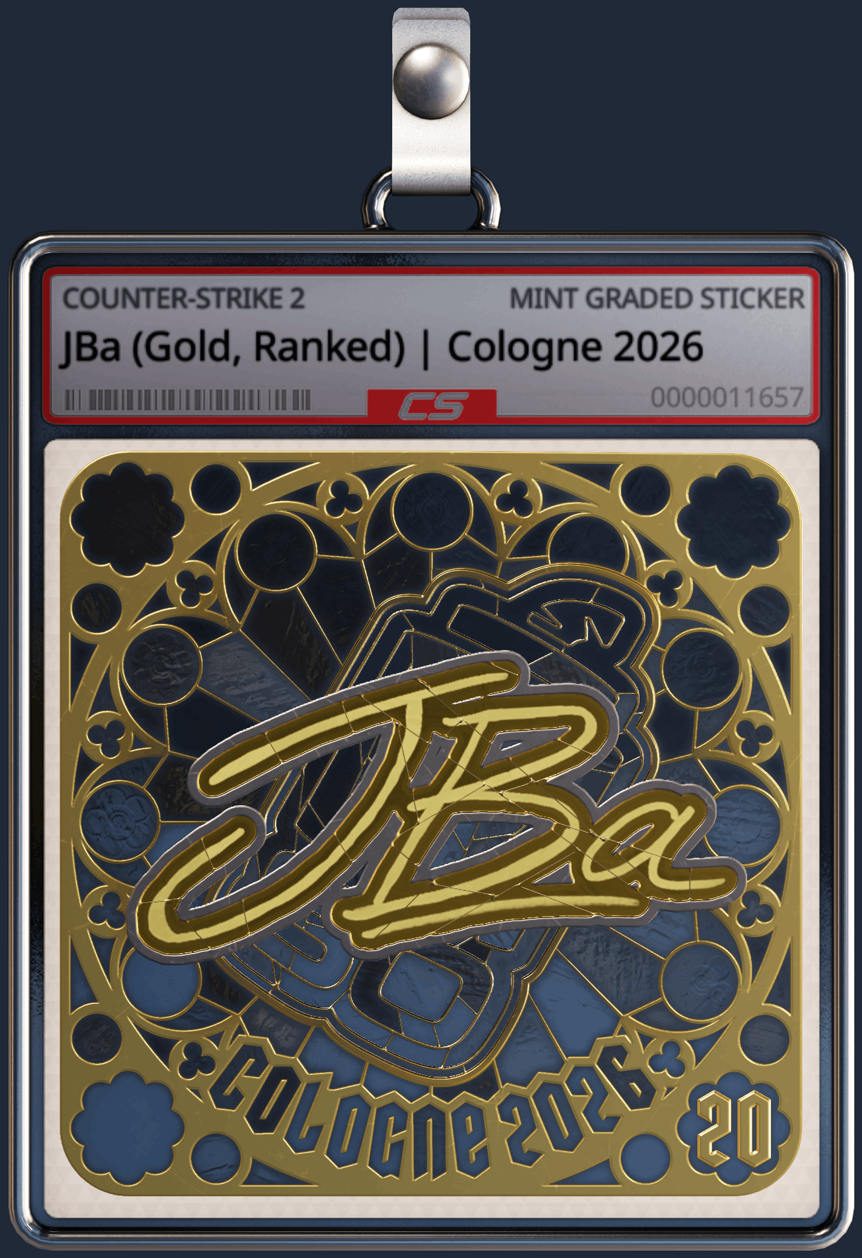 Sticker | JBa (Gold, Ranked) | Cologne 2026 Image