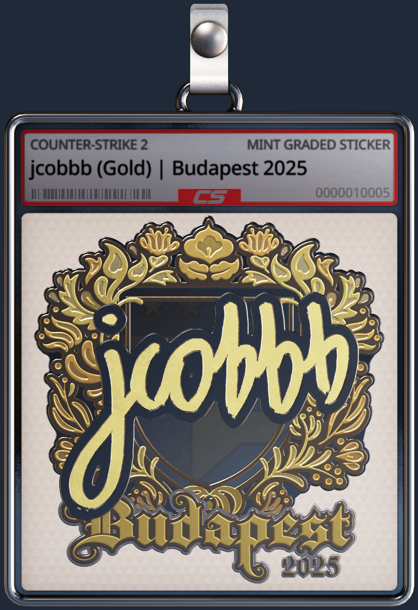 Sticker | jcobbb (Gold) | Budapest 2025 Image