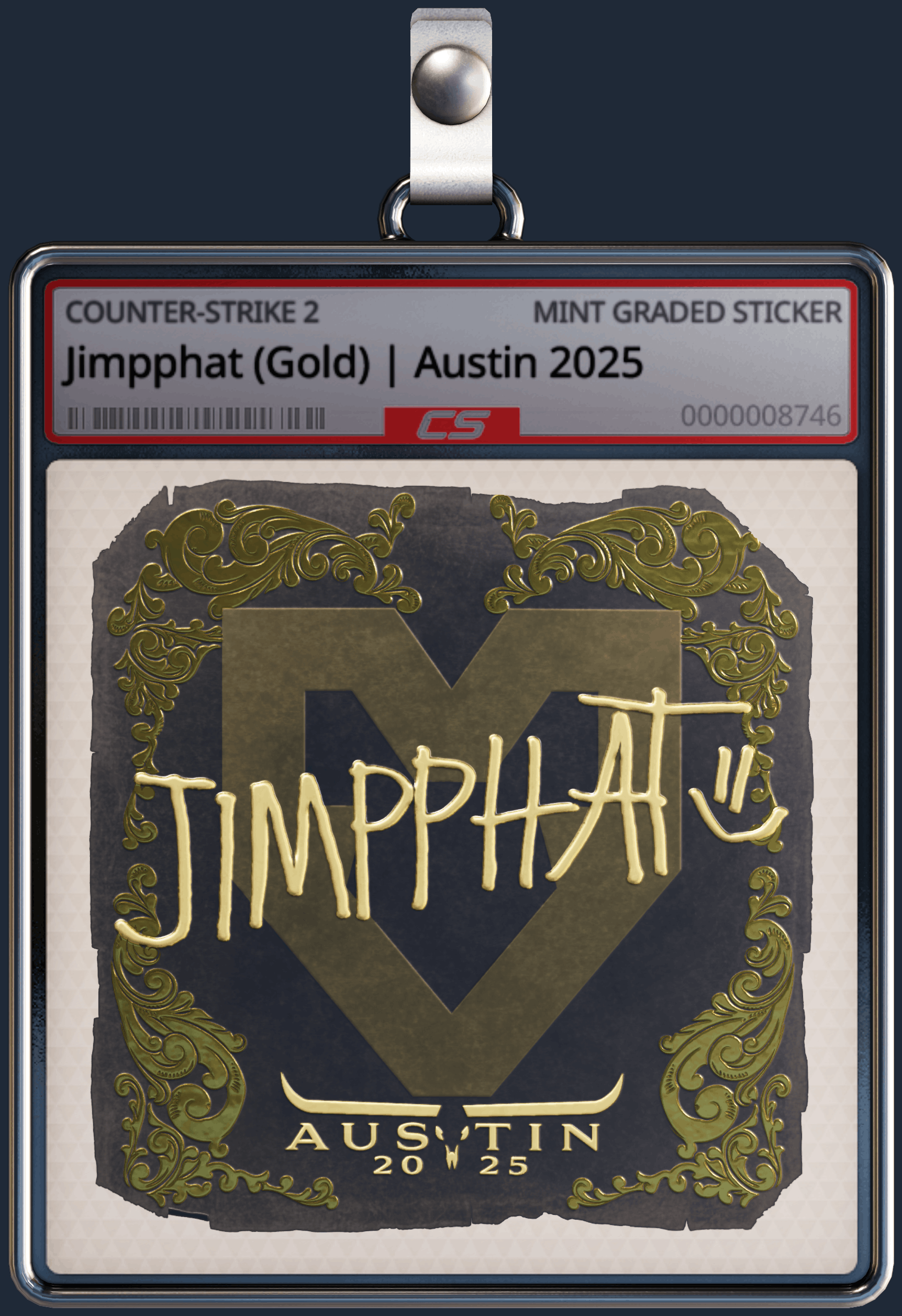 Sticker | Jimpphat (Gold) | Austin 2025 Image