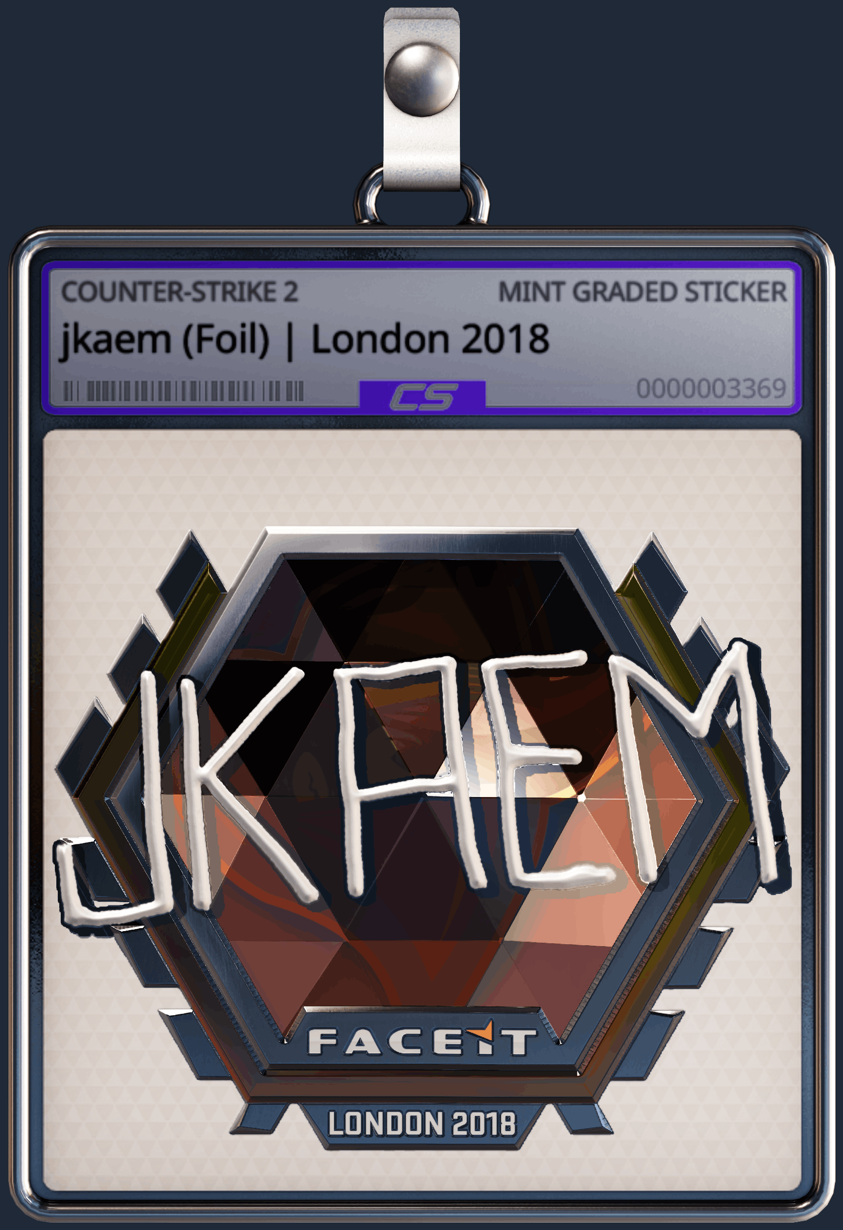 Sticker | jkaem (Foil) | London 2018 Image