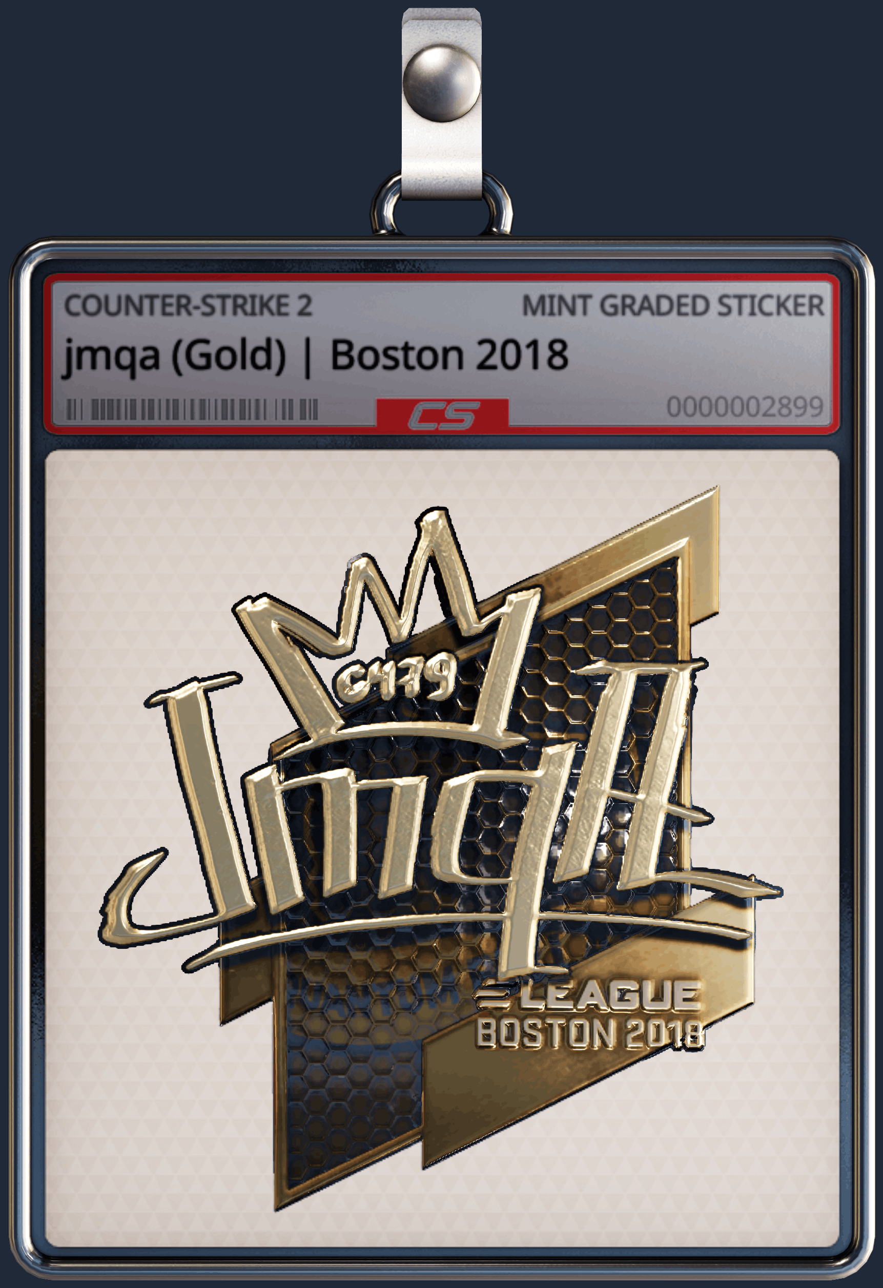 Sticker | jmqa (Gold) | Boston 2018 Image