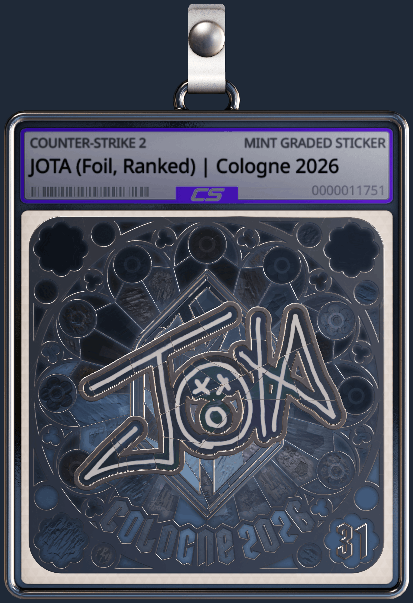 Sticker | JOTA (Foil, Ranked) | Cologne 2026 Image